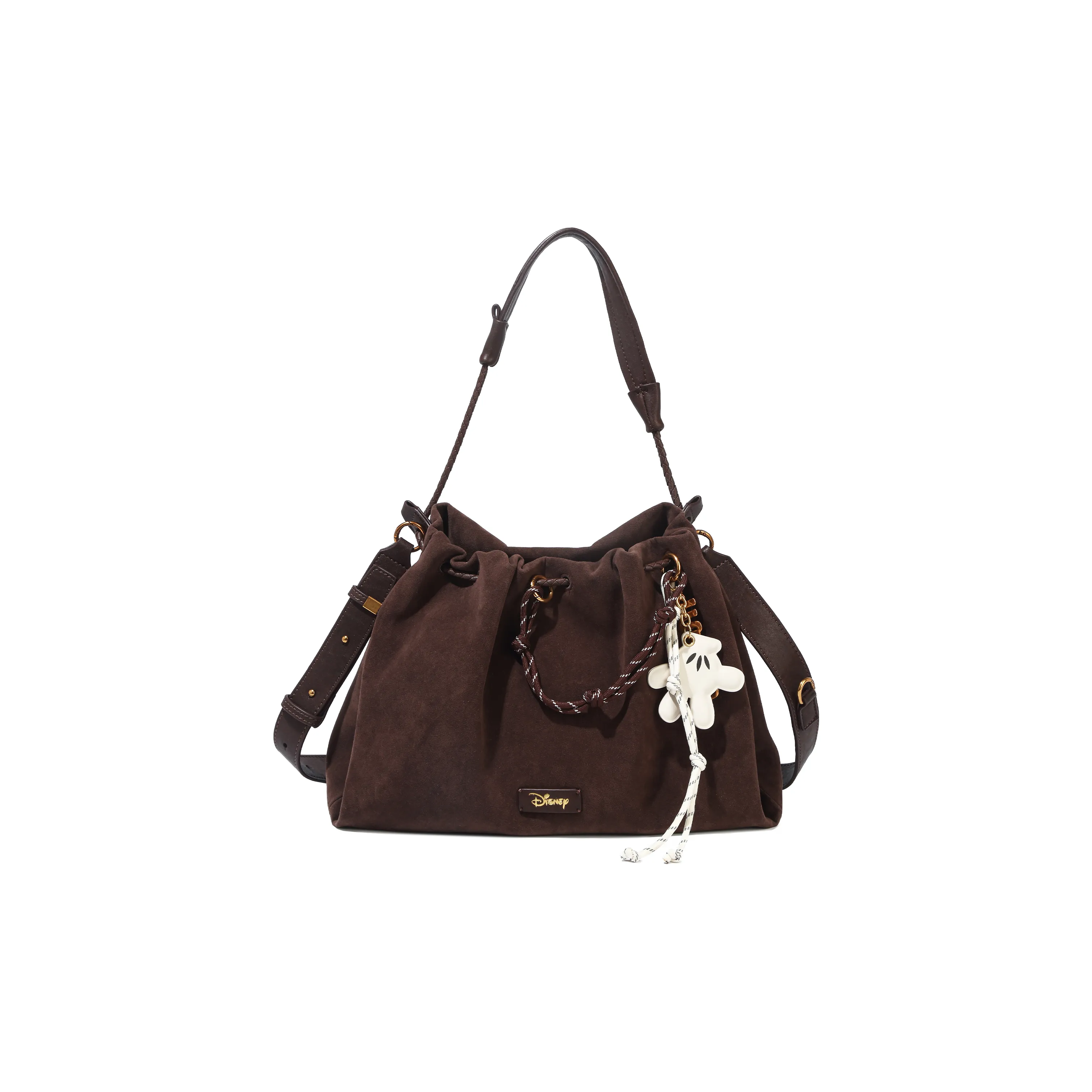 Disney Mickey Фланелевая Сумка через плечо Женская Коричневая