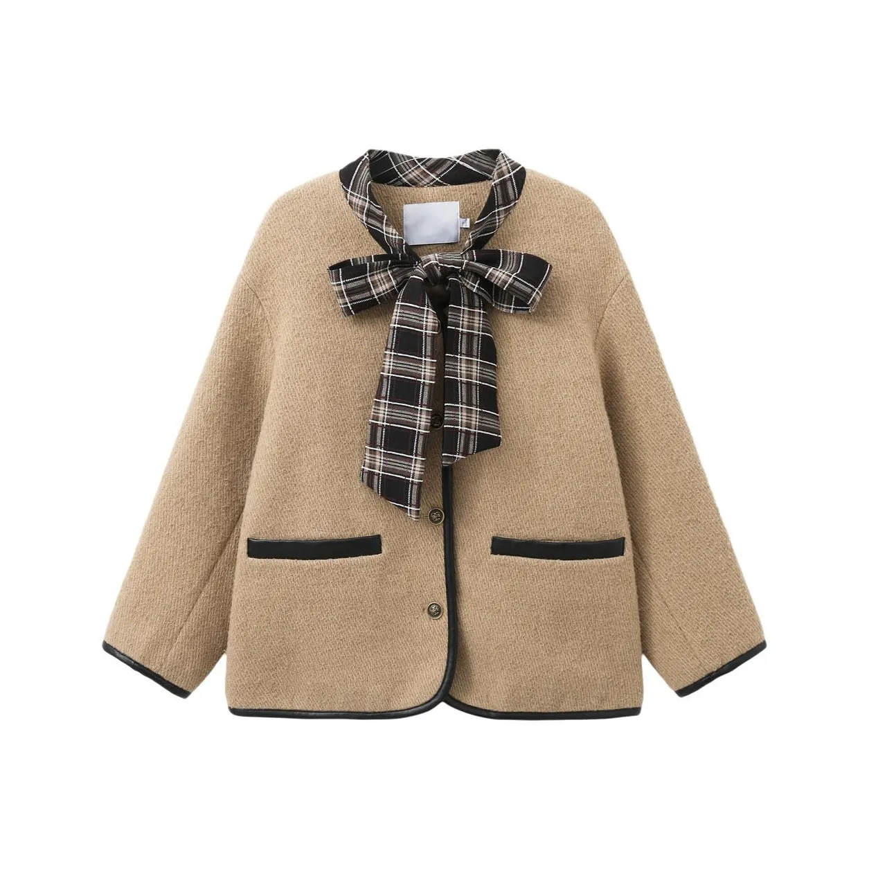 YOUXIANG Хаки Коричневый Женский Пальто