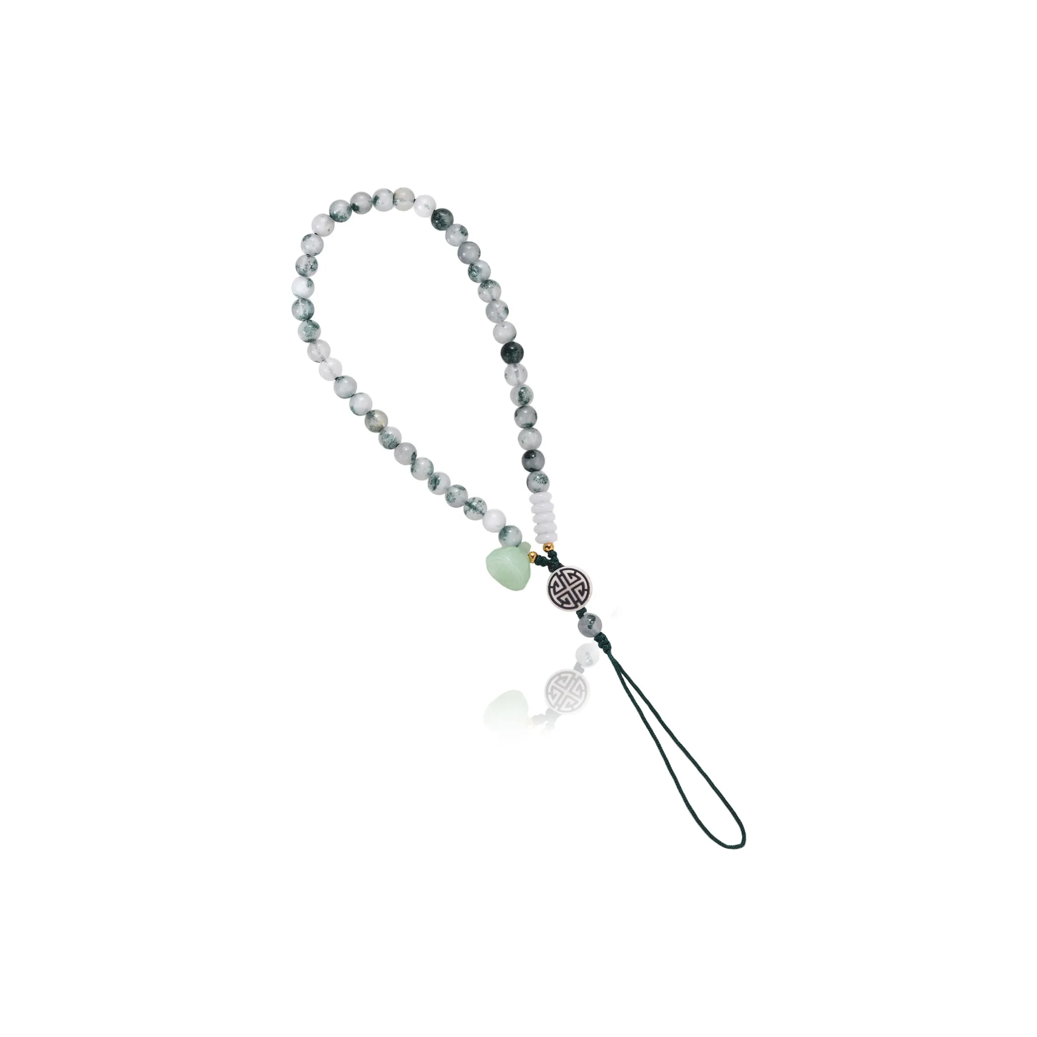 Kelanxi Искусственный Лесной мшистый Агат Подвески Женские