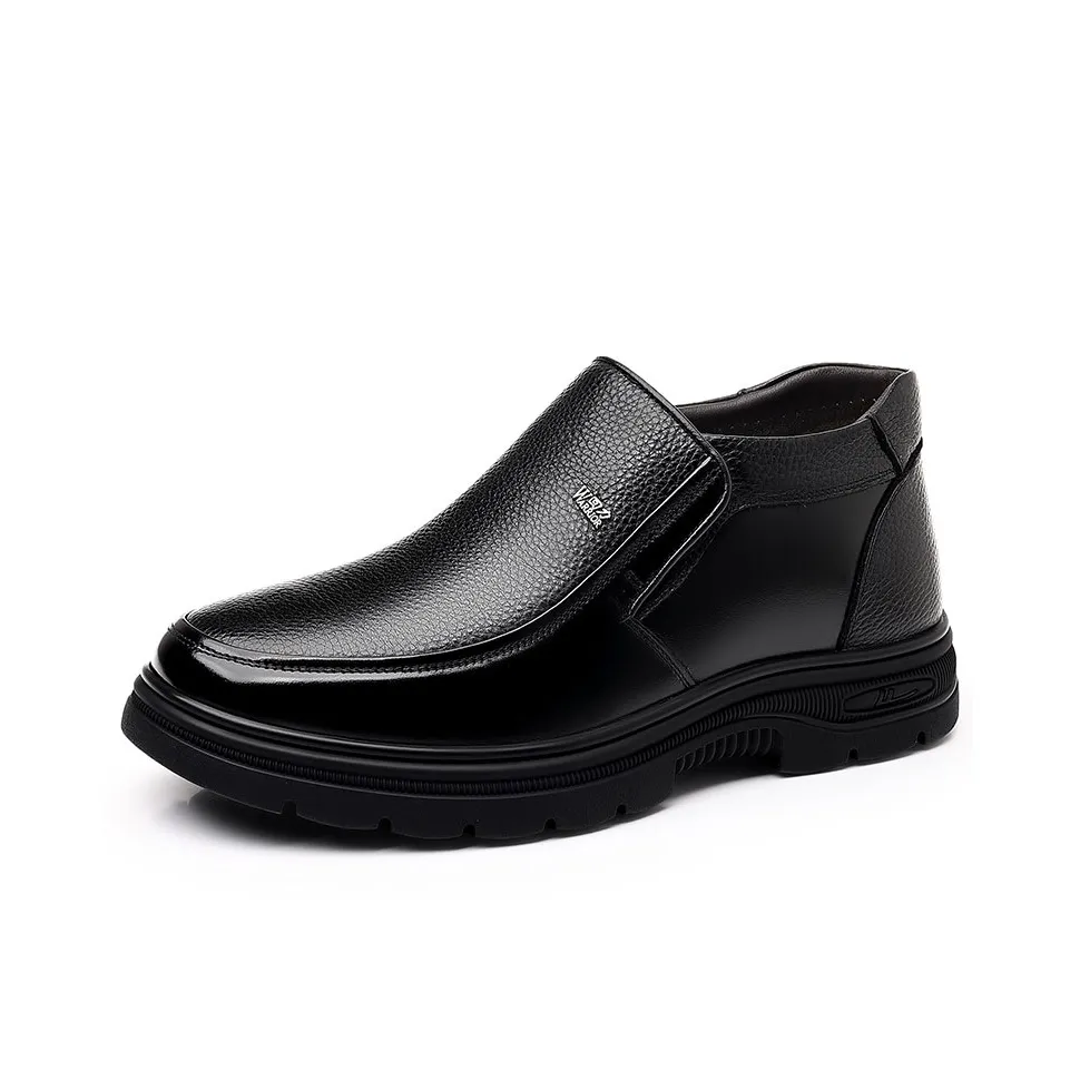 Warrior Термический Рекомендуемый рост Увеличенный Высокий Топ Повседневный Хлопок Кожаные туфли Мужской