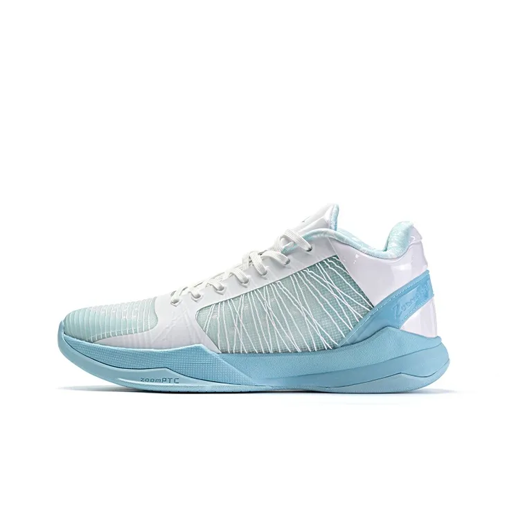 Shi Yitong Баскетбольные кроссовки Low Топ Ocean Ice Синий [Внутренняя Карбоновая плита Cushion] Мужской