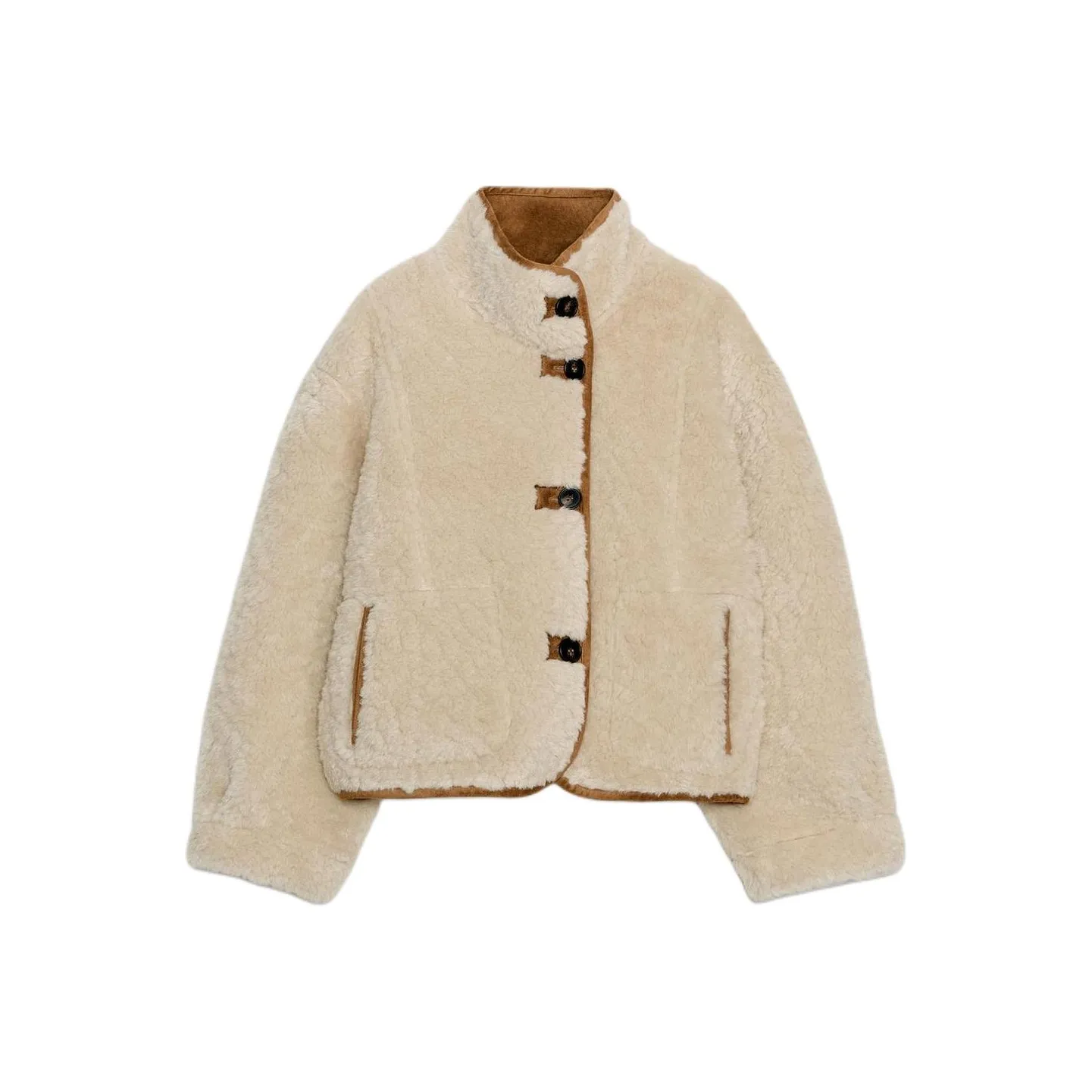 ZARA Коричневые Женские Куртки