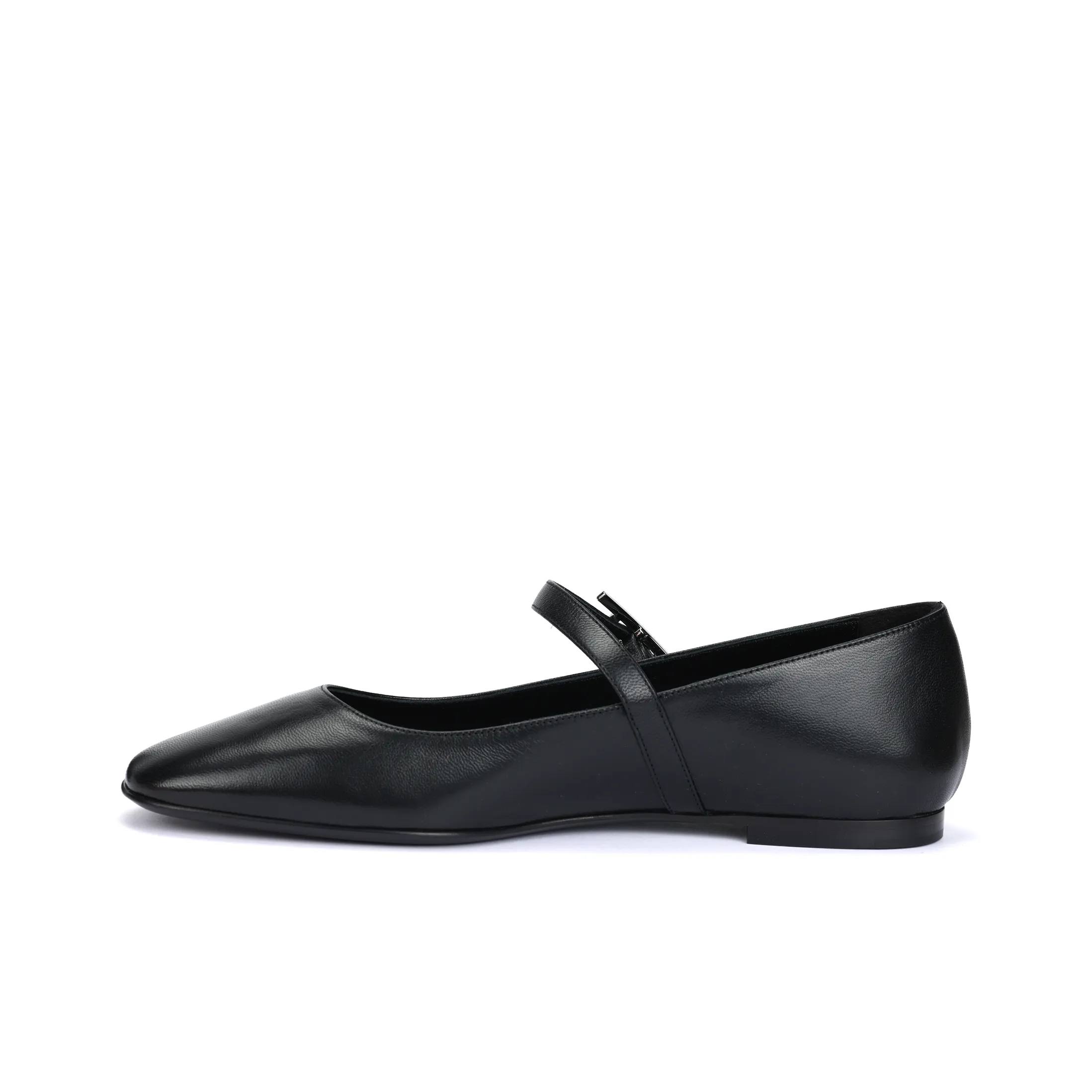 HERMES Mary Jane Shoes Women's Black