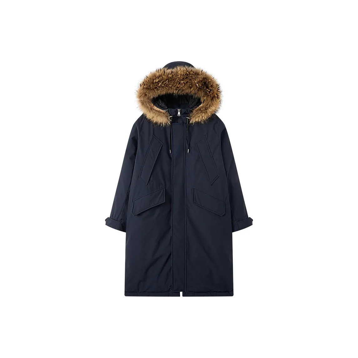 JOSR Темно-синий Синий Женские Пуховики