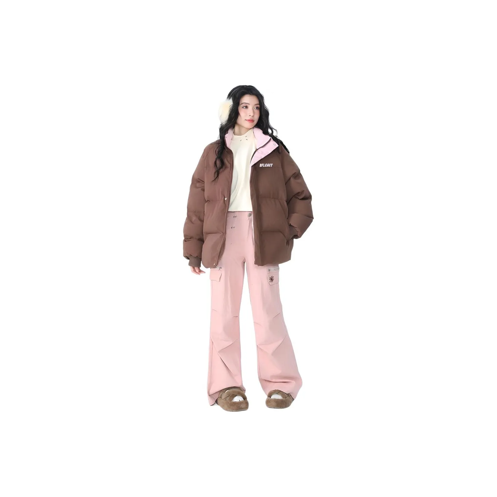 XIANSINIAO Хлопковый пуховик женский