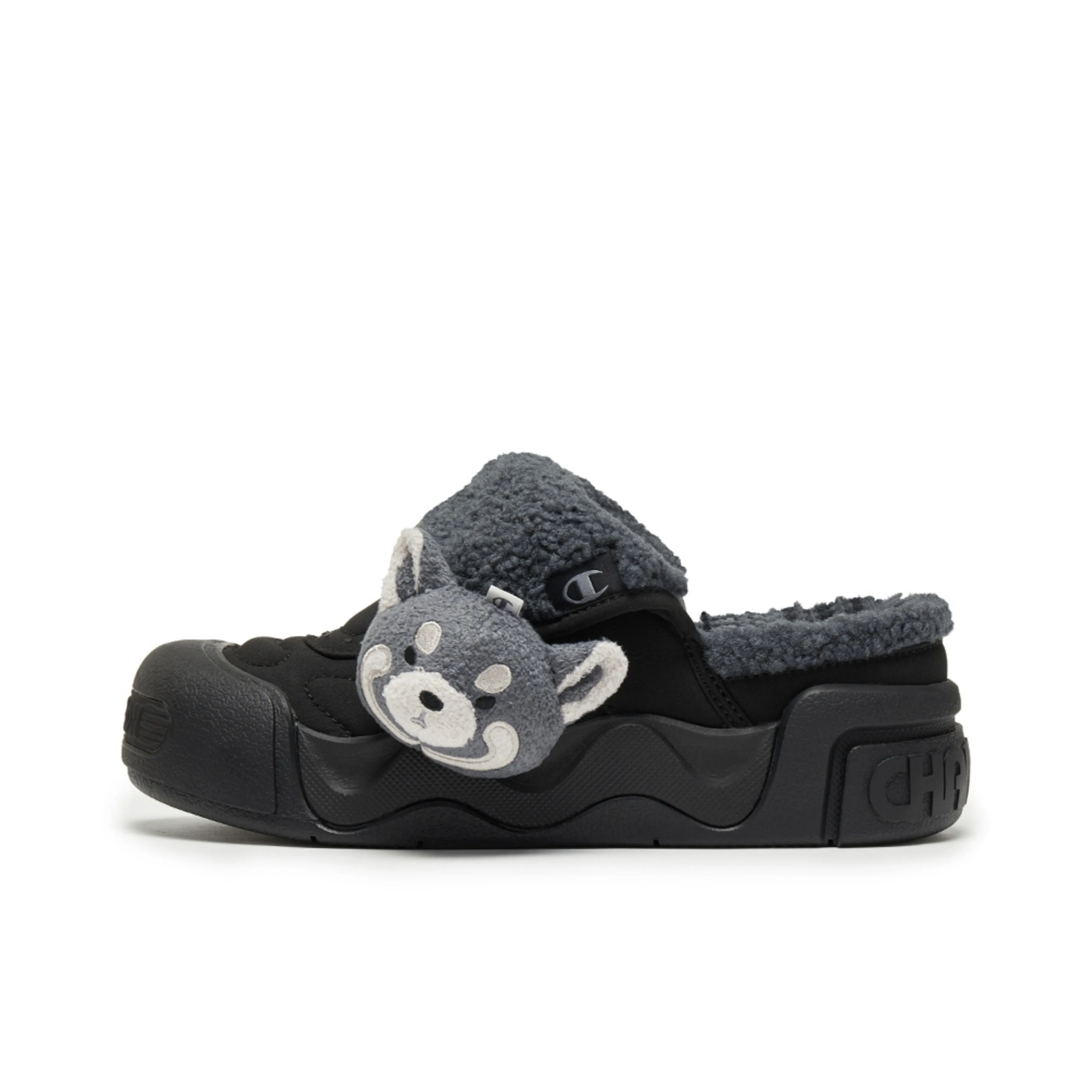 Champion Домашние тапочки Женские Черный Дымчато-серый