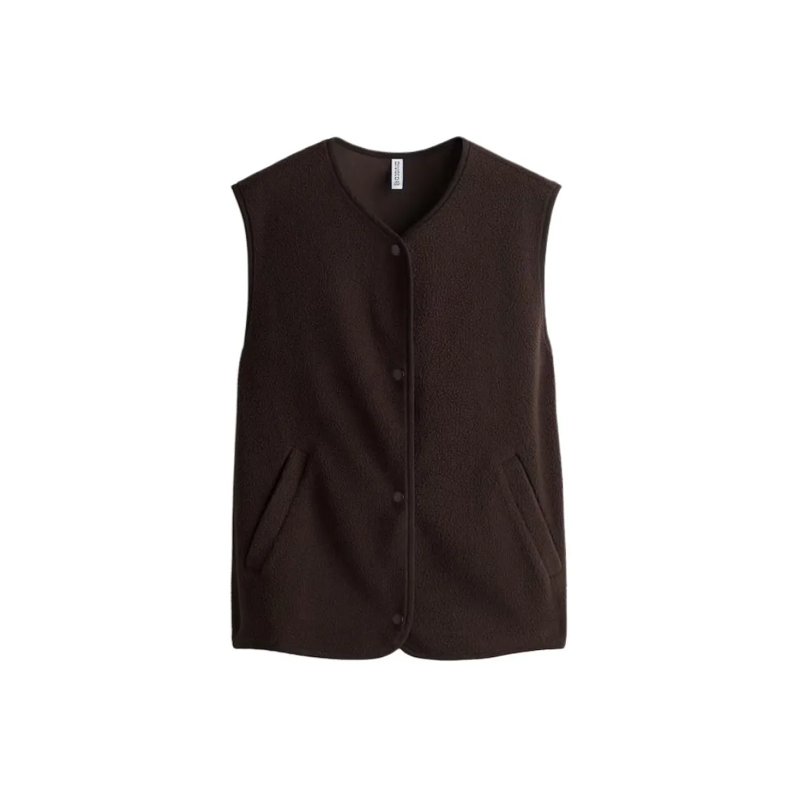 H M Темно-коричневые женские майки