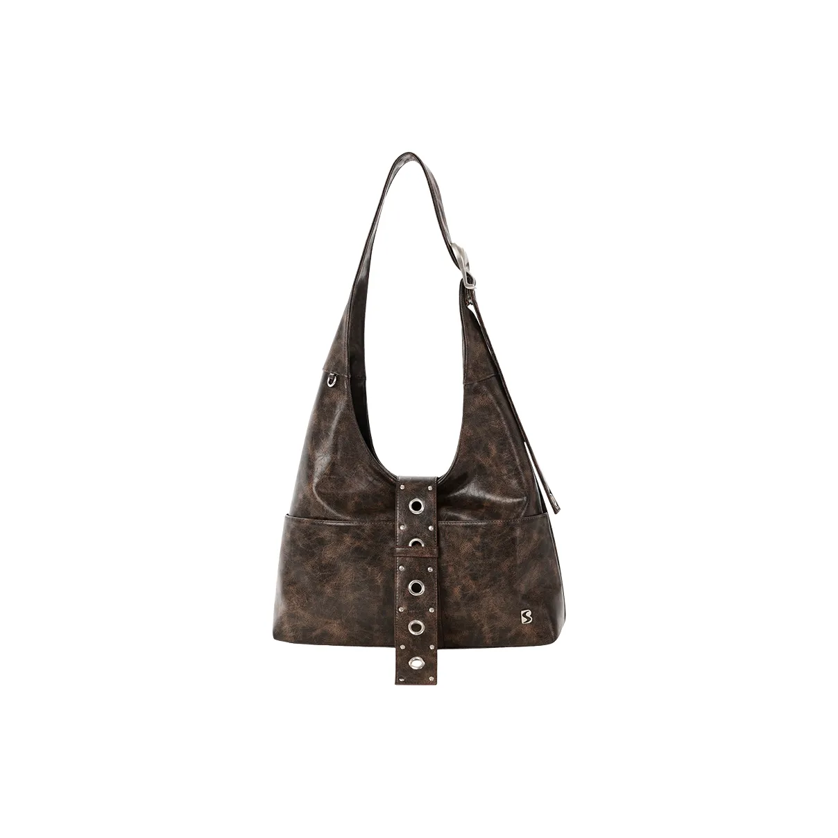 Younger Song ПУ (полиуретан) Сумка-тоут Сумка через плечо Стандартная Женская Кофейная