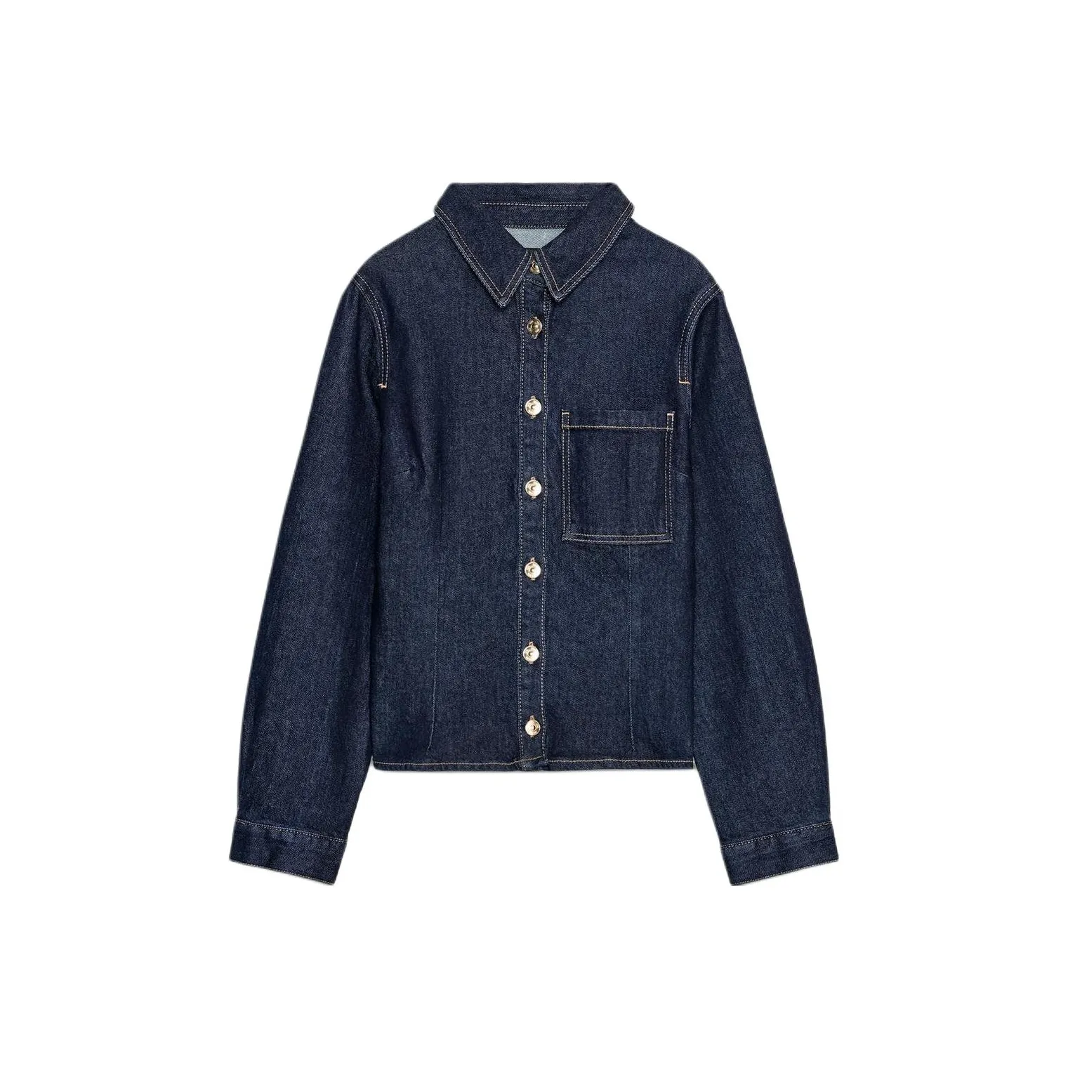 ZARA Синие Женские Рубашки