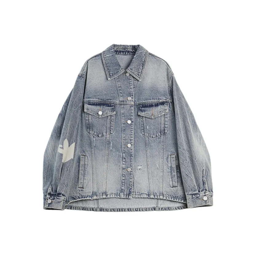 ELLE Джинсовый синий Женская Джинсовая куртка