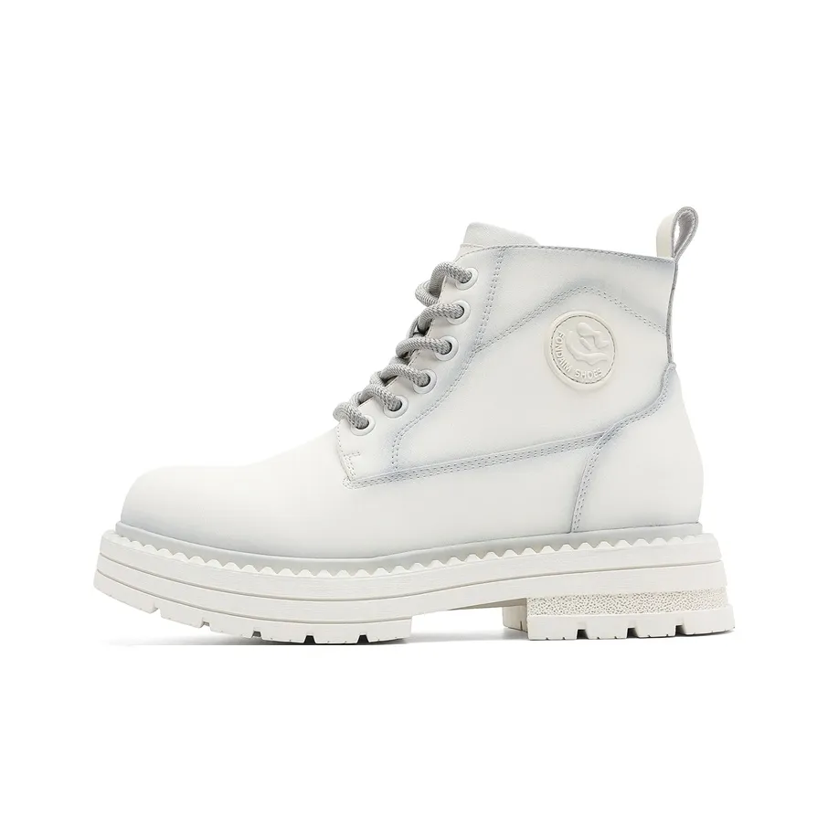 PAVEA Martin Boots White Unisex