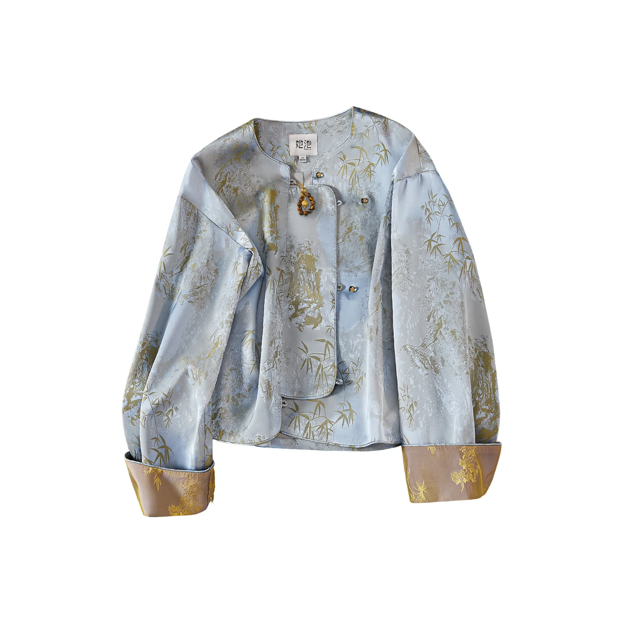 TOUCH Укороченное пальто женское синее зеленое