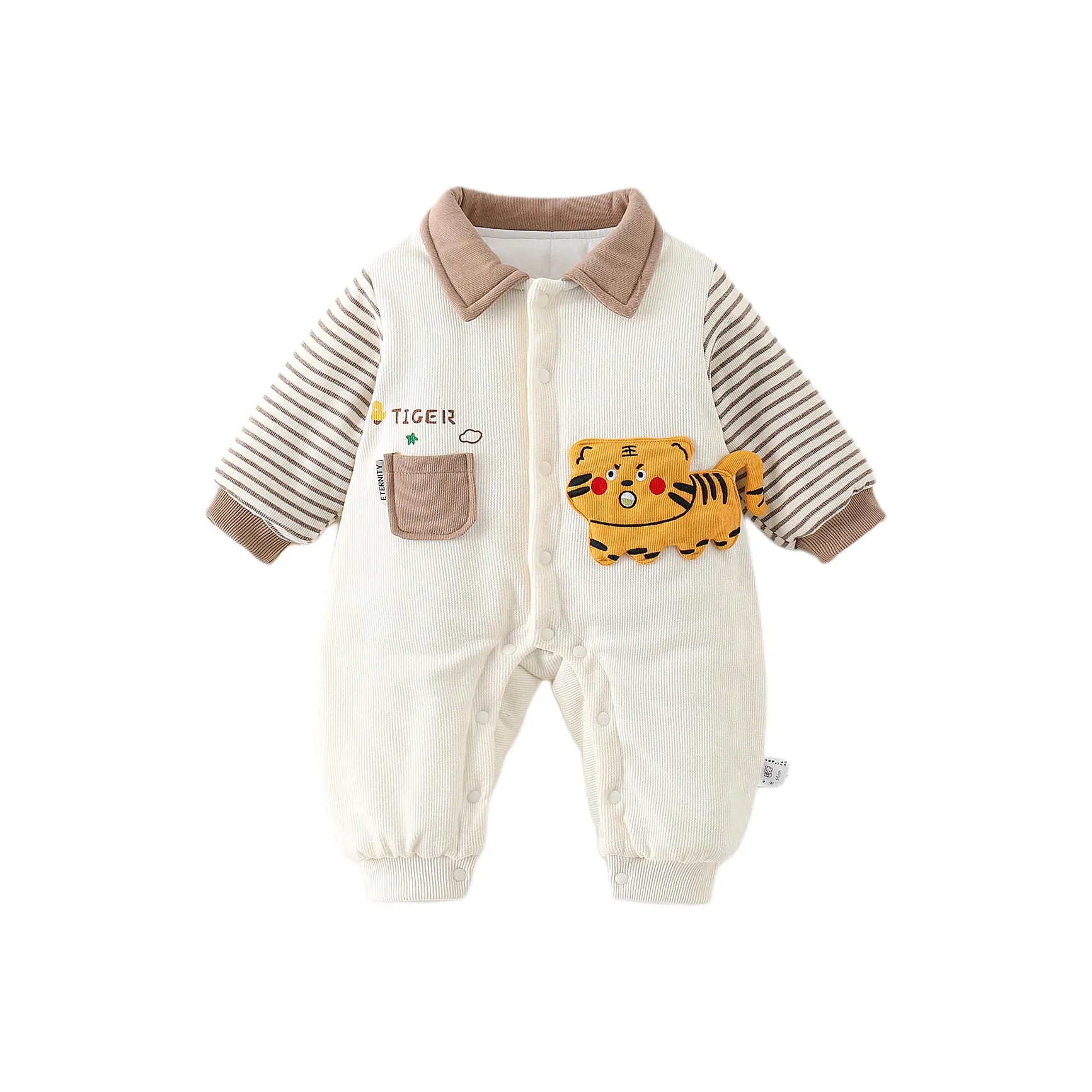 XiaoJinBu Бежевый Малыш Комбинезоны Ползунки