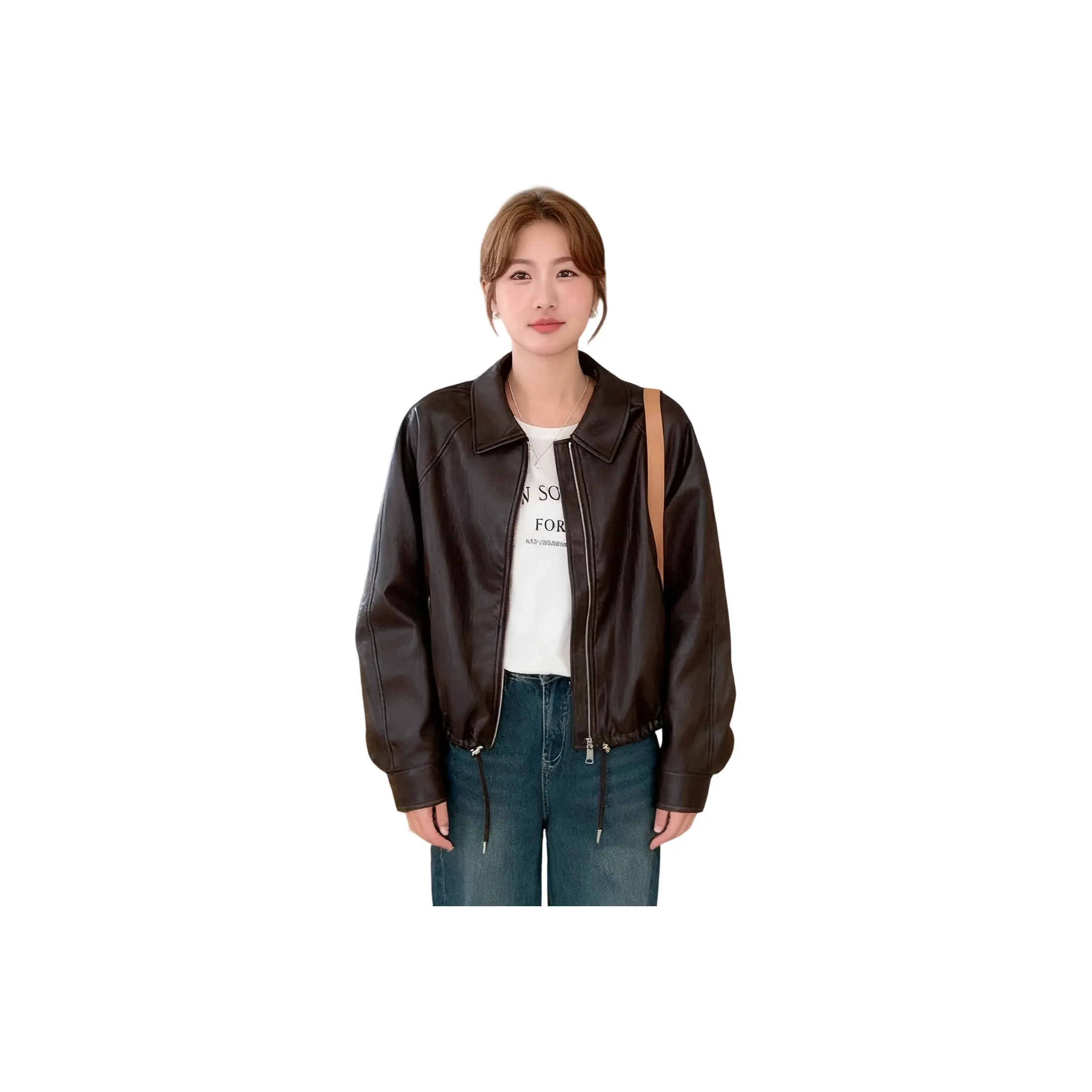 GEZITAI Женские кожаные куртки