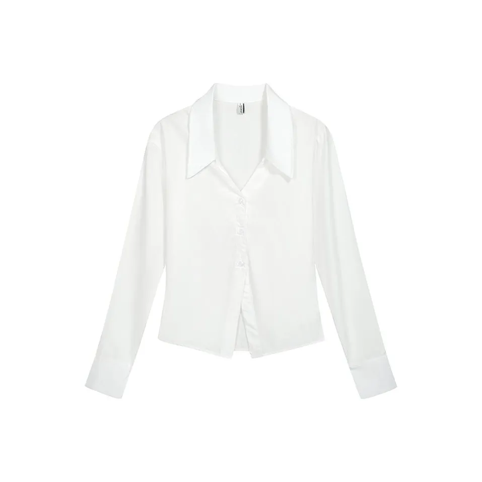 COVER TIME Белые Женские Рубашки