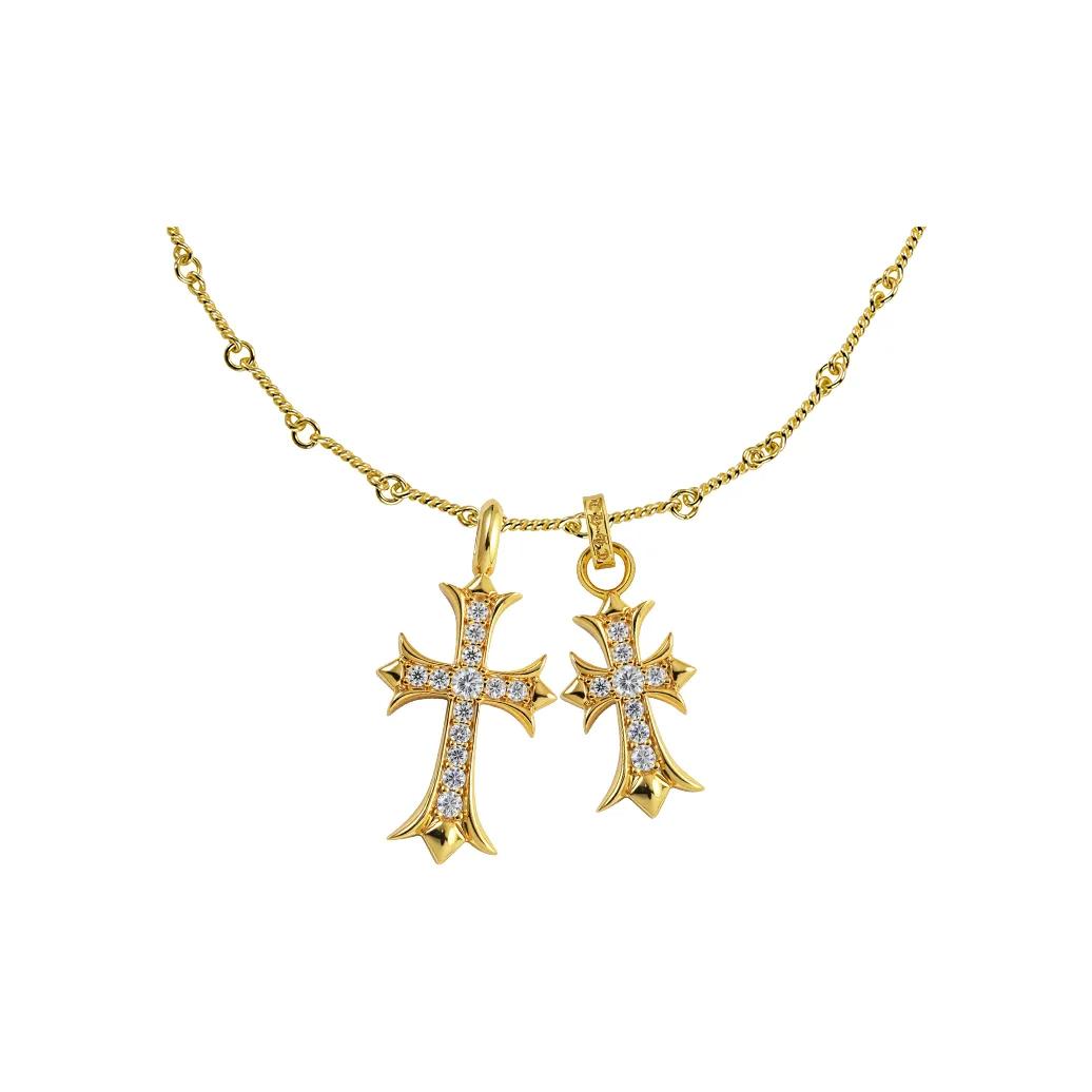 LUCKYMOJO 925 стерлинговое серебро золото покрытие ожерелья унисекс