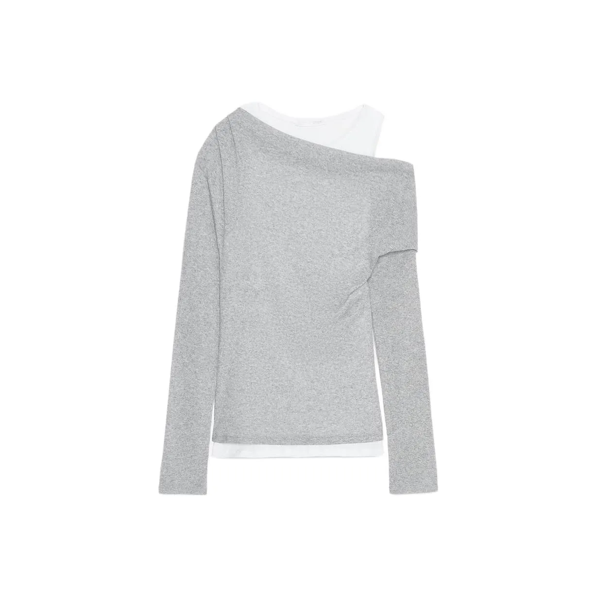 ZARA Серые Женские T-рубашки