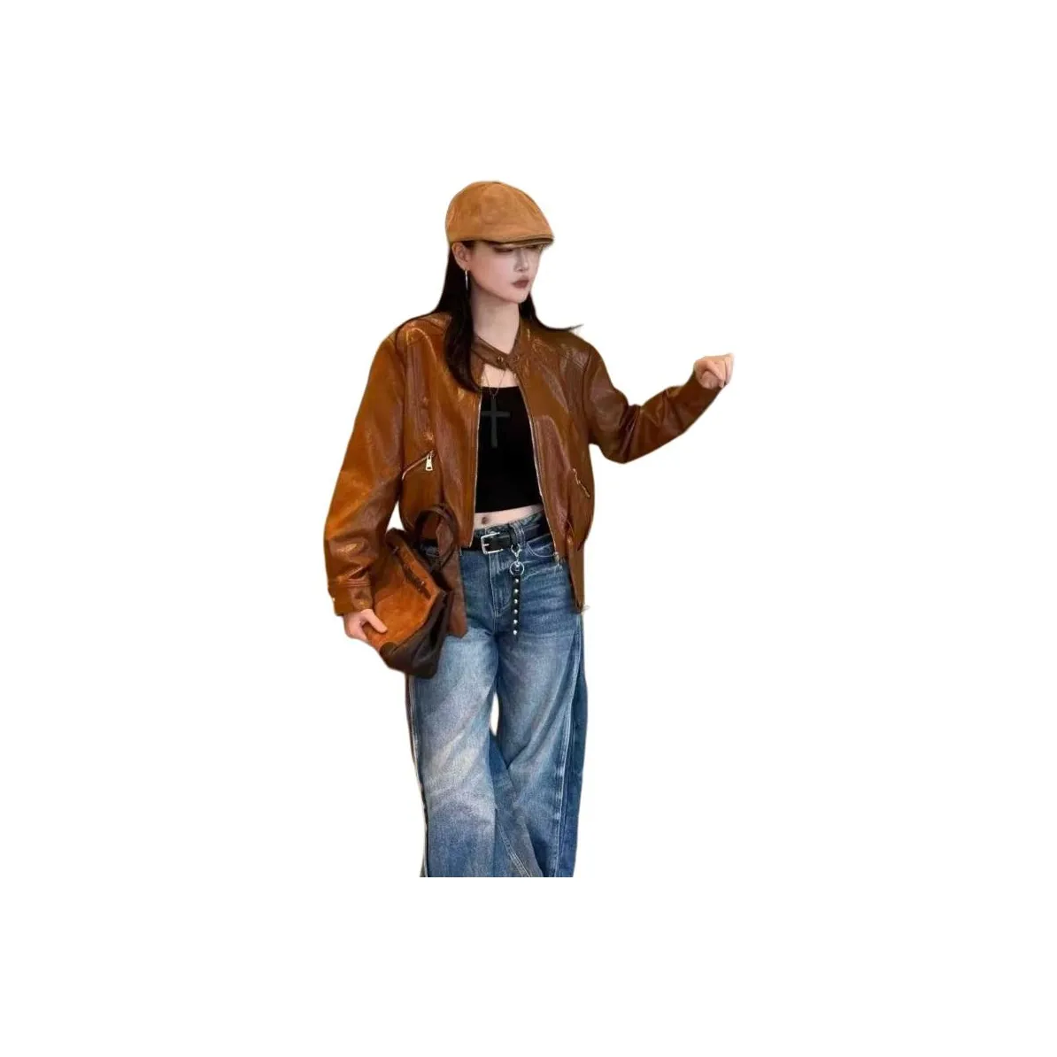 MORii Женские Кожаные Куртки