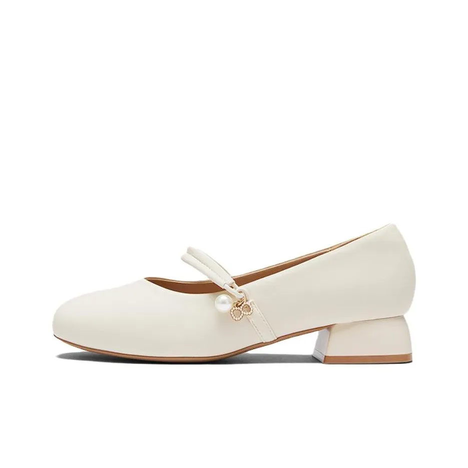 Daphne Квадратный каблук Туфли Мэри Джейн Средний каблук Женские