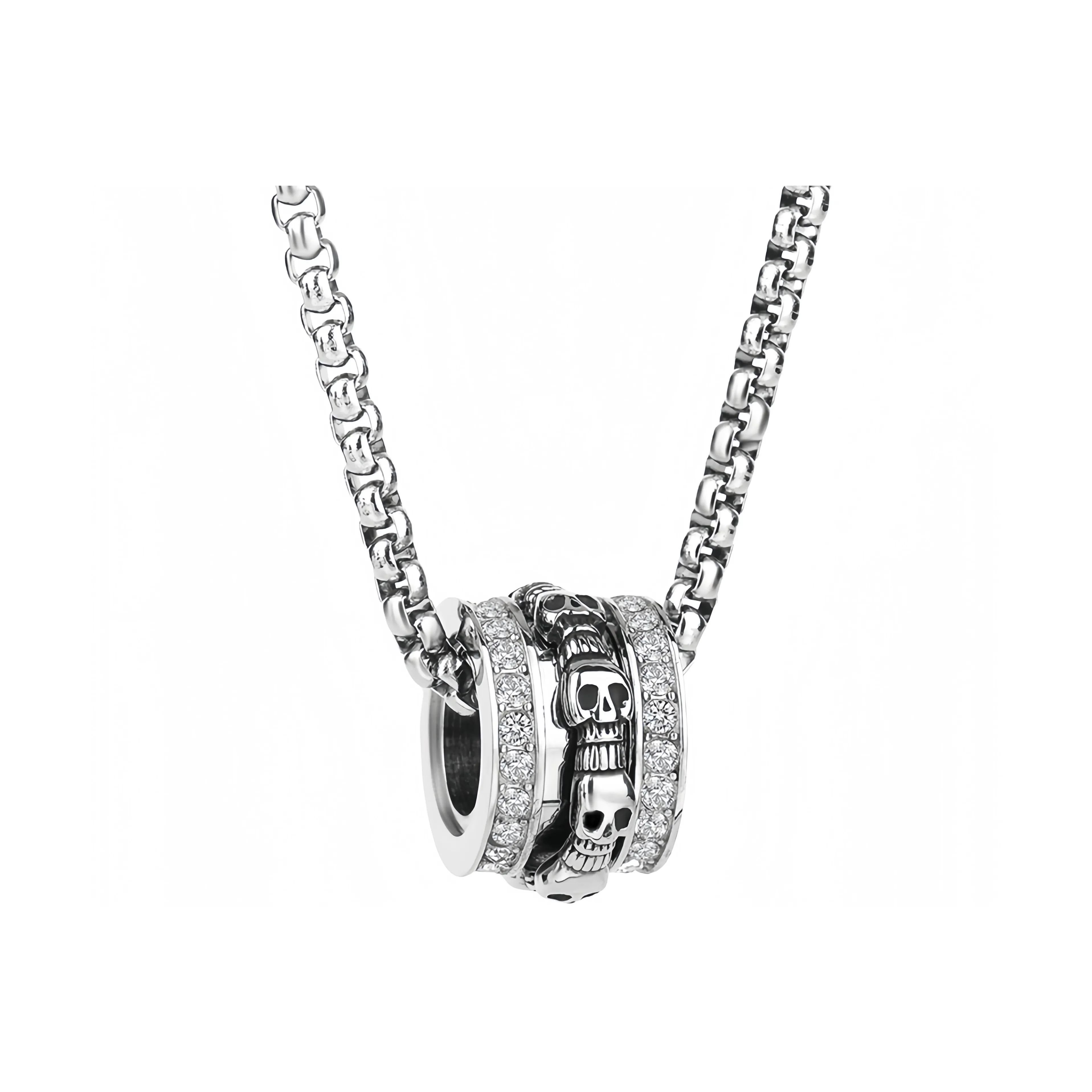 YOAR Титановые стальные ожерелья для мужчин