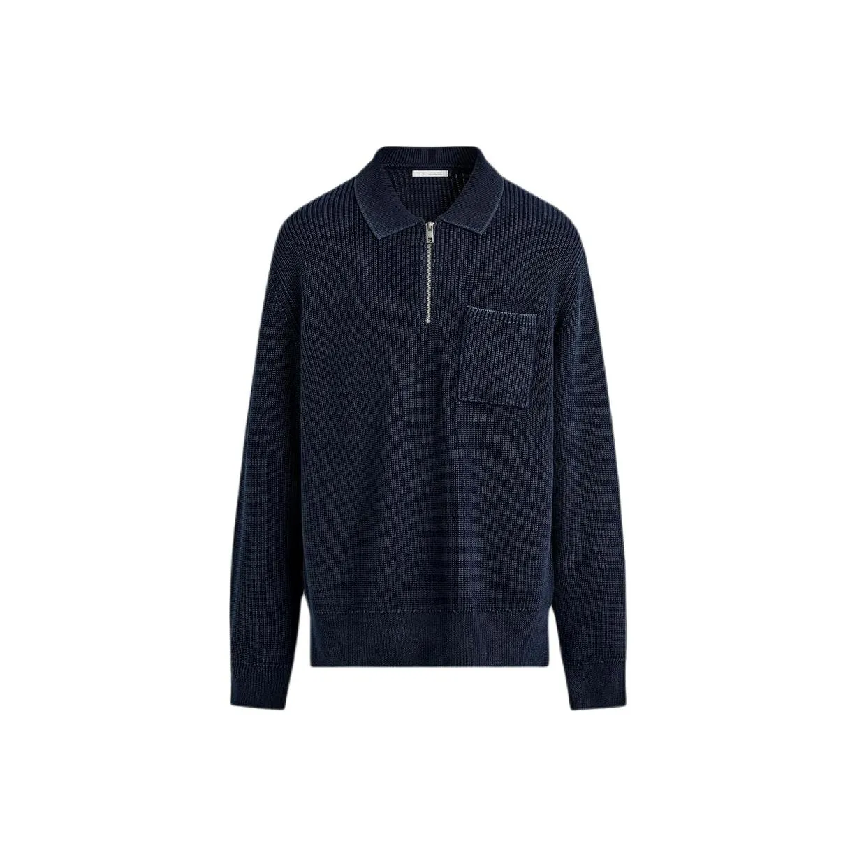 ZARA Выцветший Синий Мужской Поло