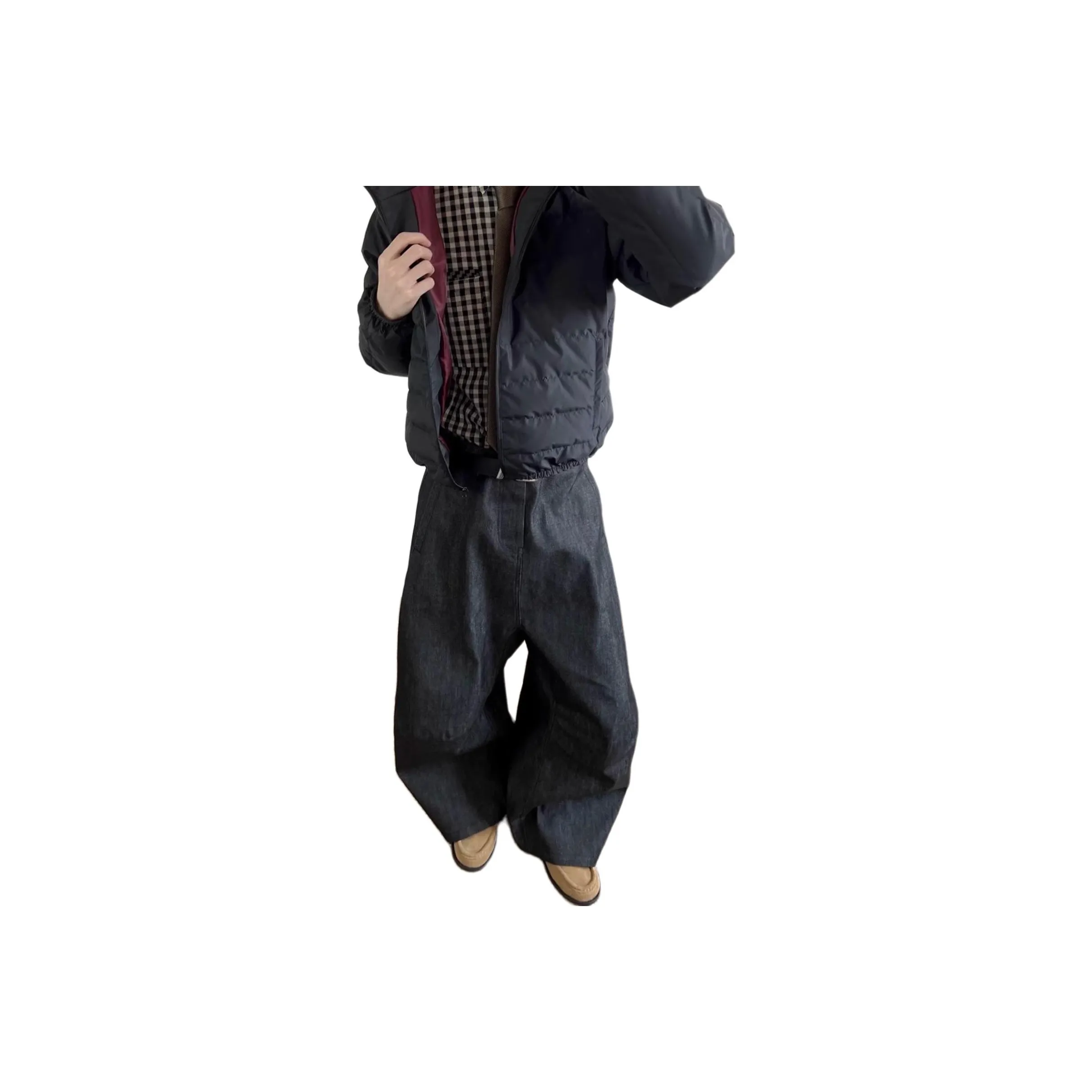 Pirkadat Черные Унисекс Джинсы