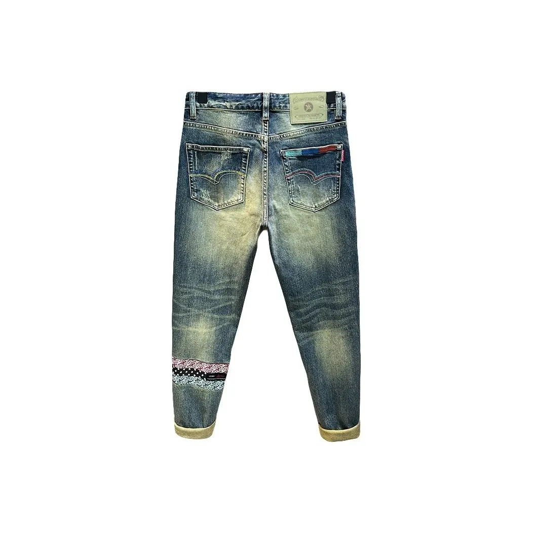 Zomuros Blue Unisex Jeans Zomuros Синий Унисекс Джинсы