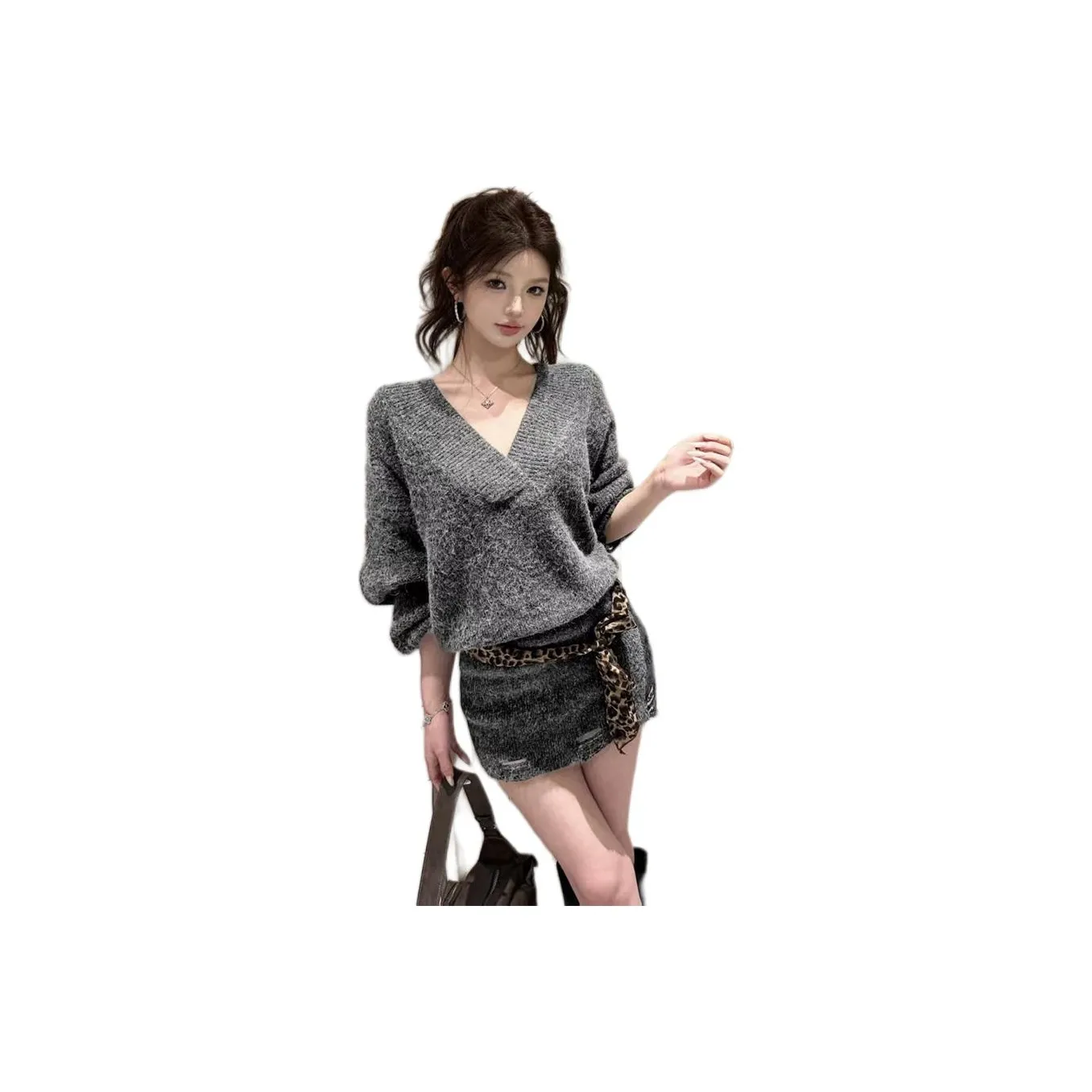 ENPofficial Длинное платье с длинными рукавами женское