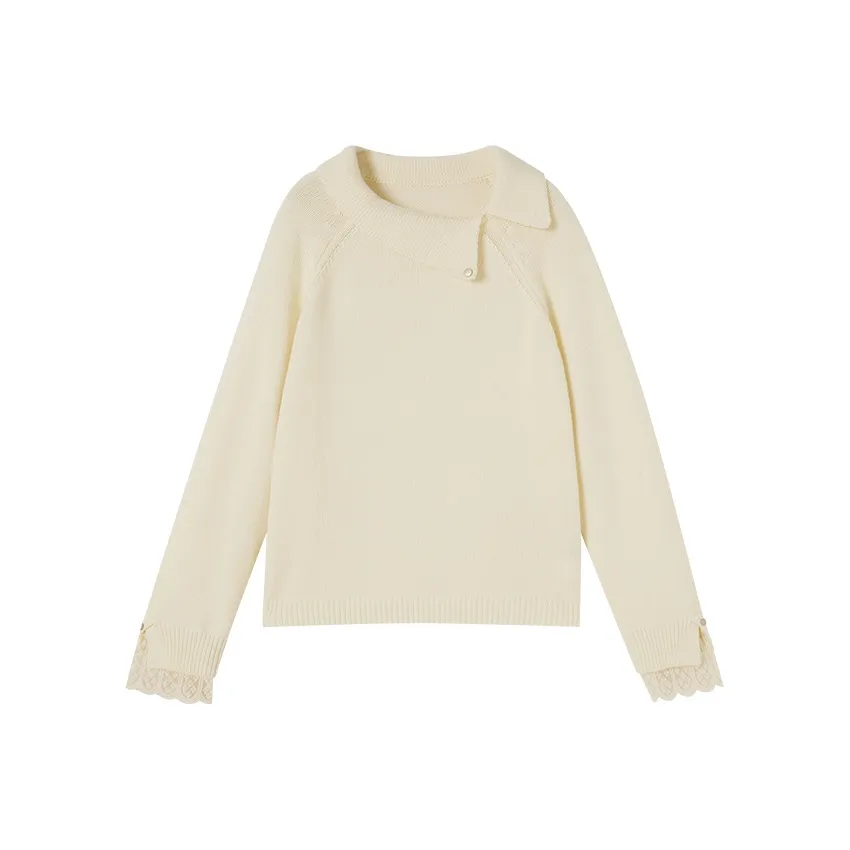 XIANGYING Цапельно-белый Женские Свитера