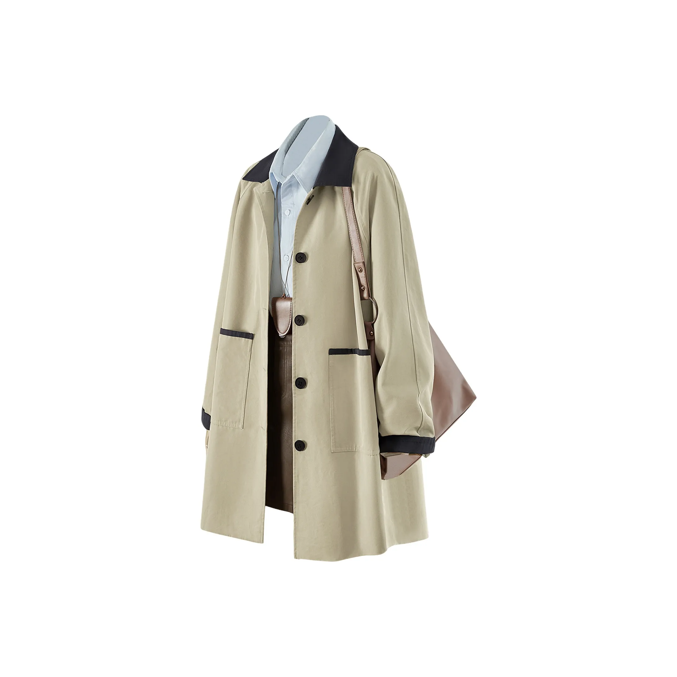 TOUCH Тренчкот Женский Хаки