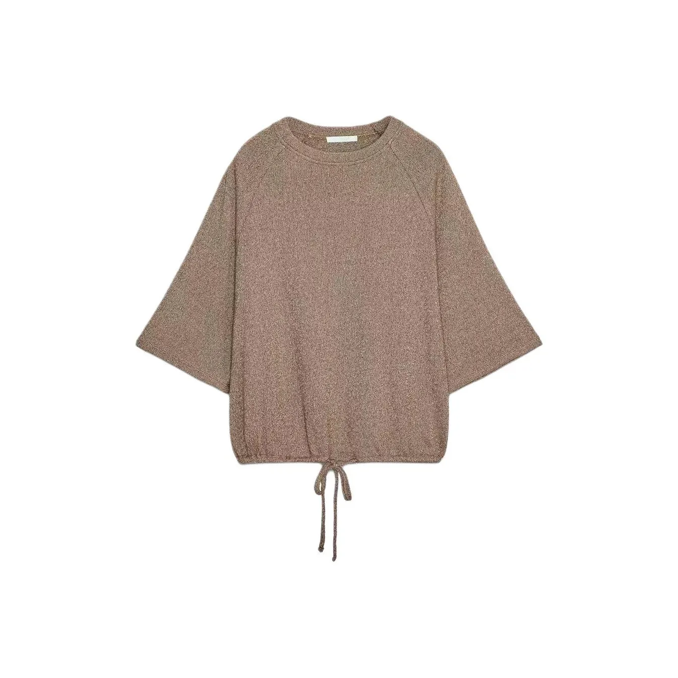 ZARA Коричневый Телесный Женские T-рубашки