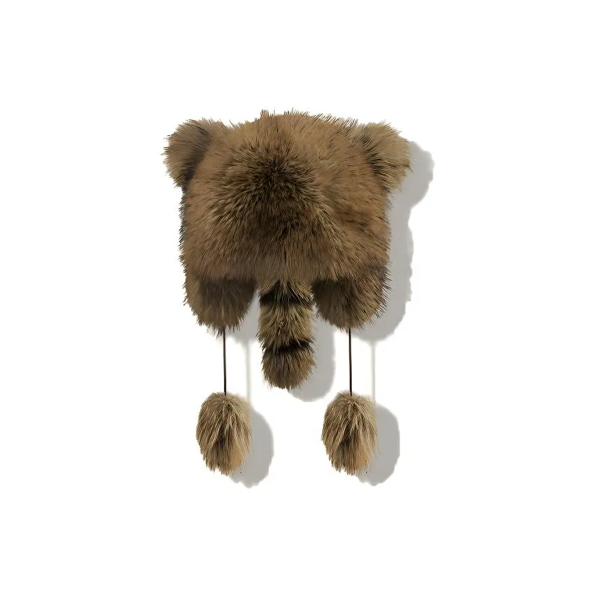 YOUWEI Полиэстер Fashion Versatile Креативный Шапка-ушанка Искусственный мех Плюшевая пряжа Шапки Кепки Унисекс