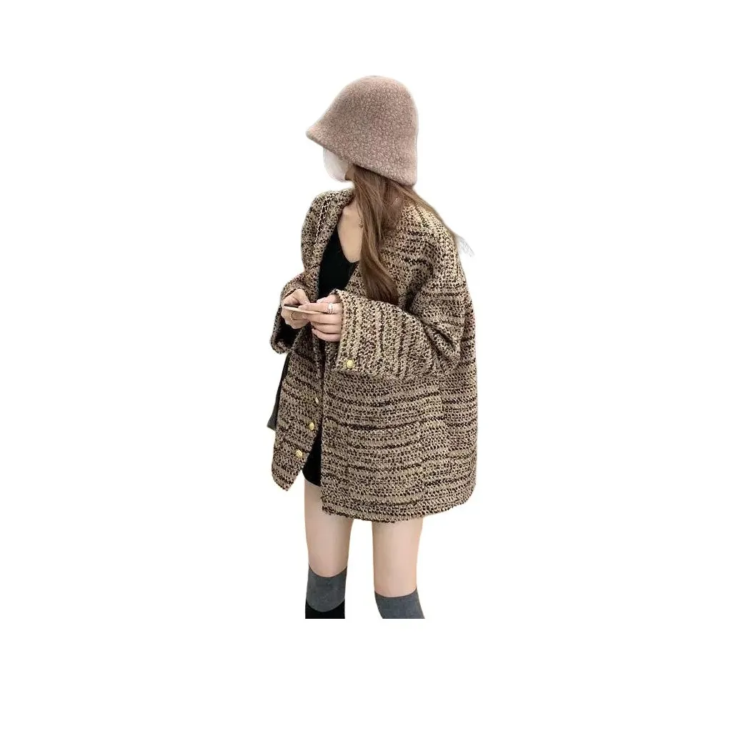 ЮЙЧЖАОЛИНЬ Linen Women's Short Coat