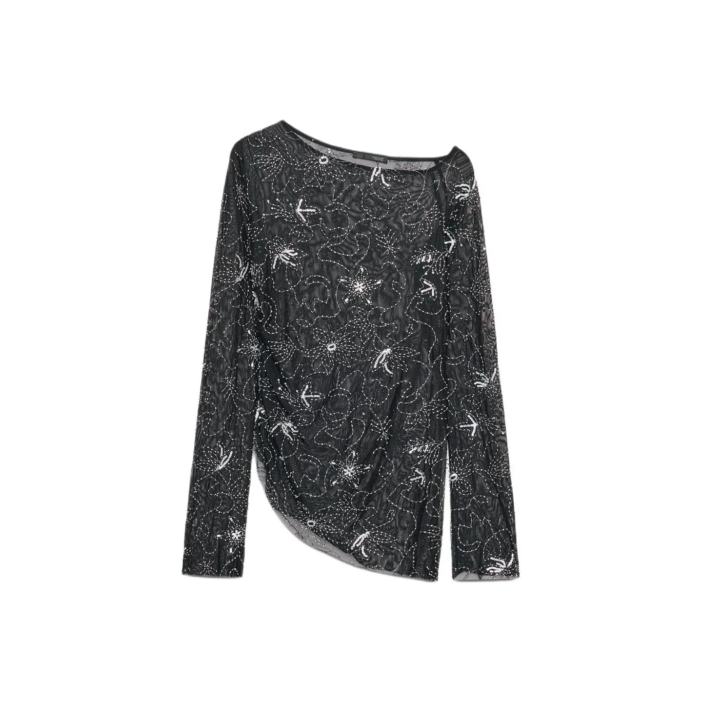 ZARA Черные Женские T-рубашки