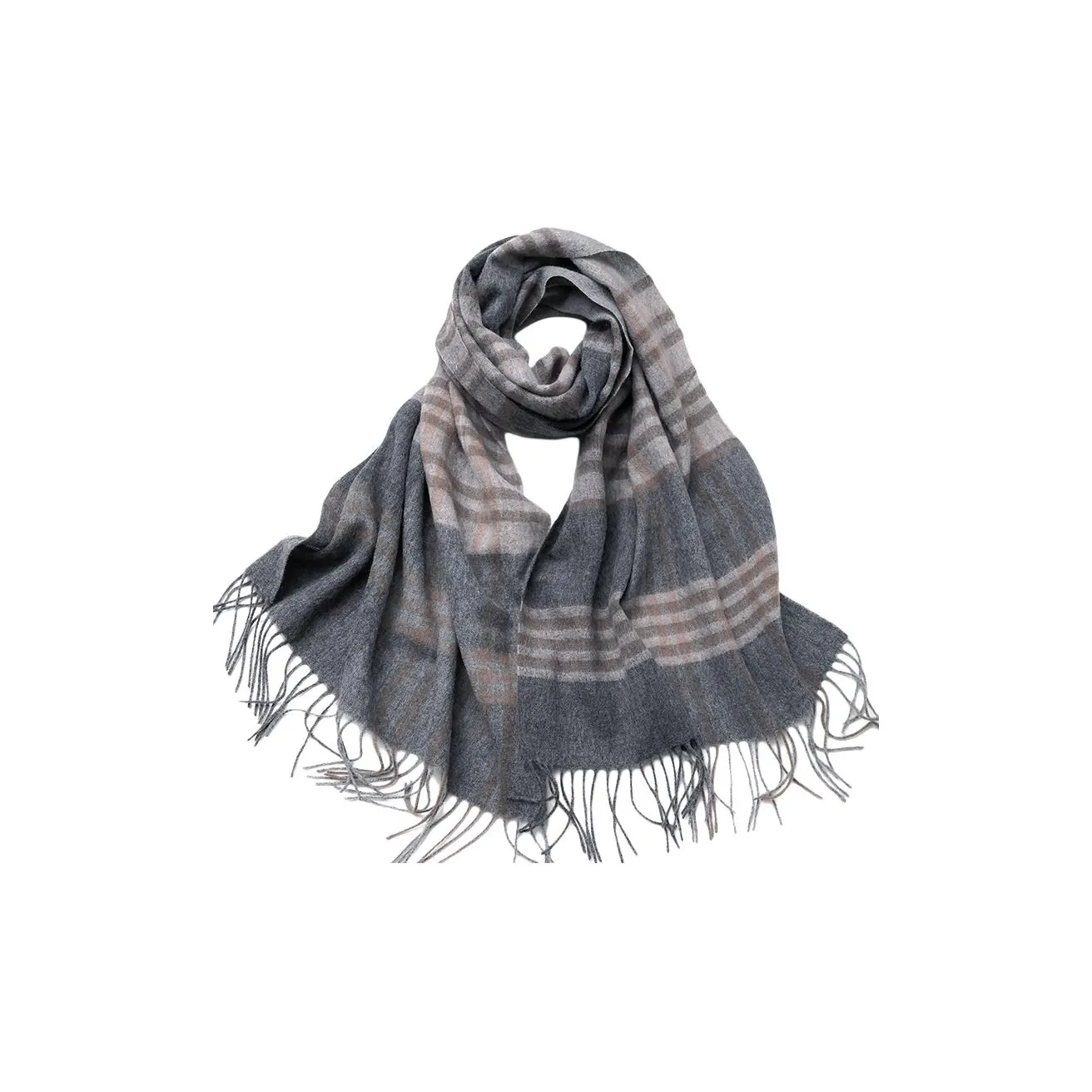 H YXIANG Шарфы из трикотажа из шерсти Унисекс