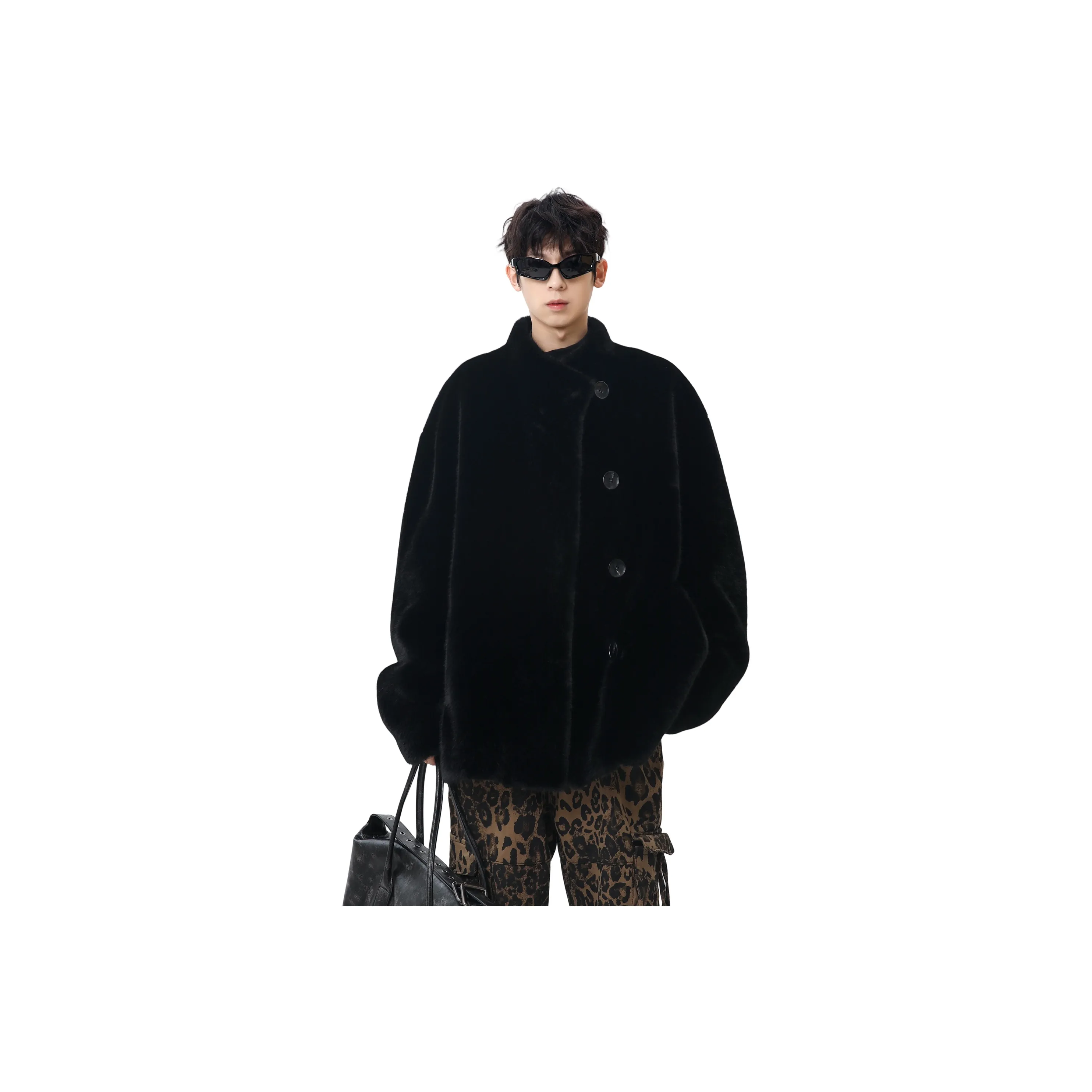 G.M BONNEY Velvet Feel Coat Unisex