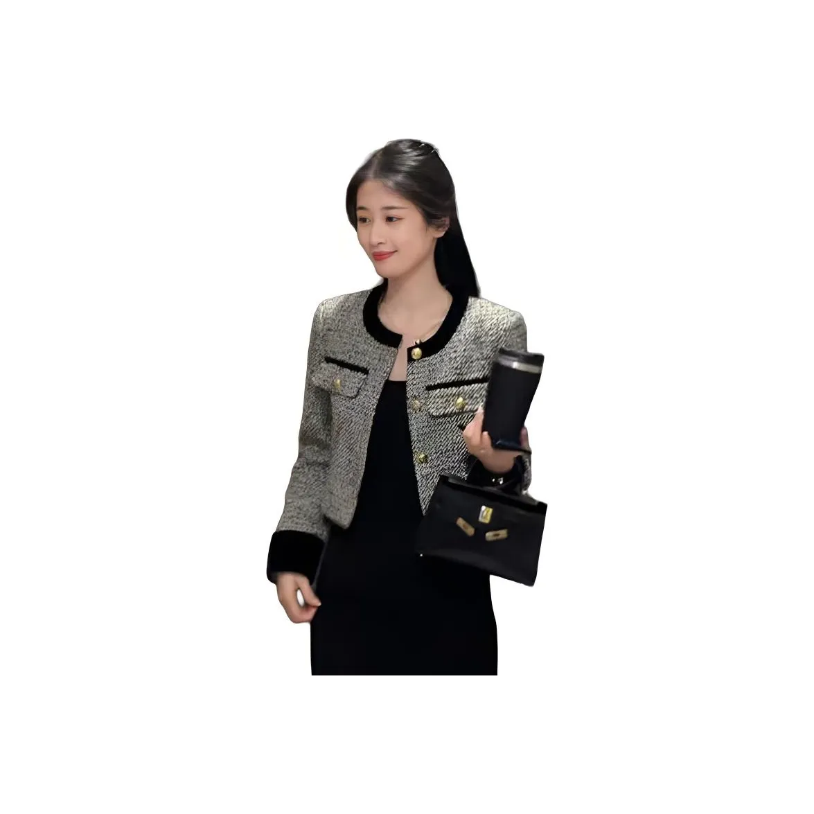 XIANSINIAO Укороченное пальто женское