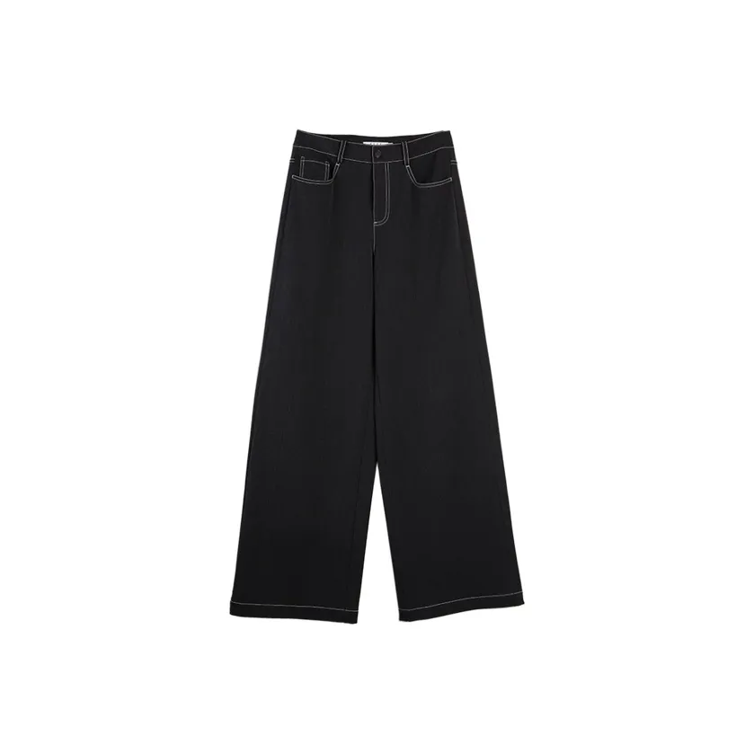 ELLE Темно-серые женские повседневные штаны