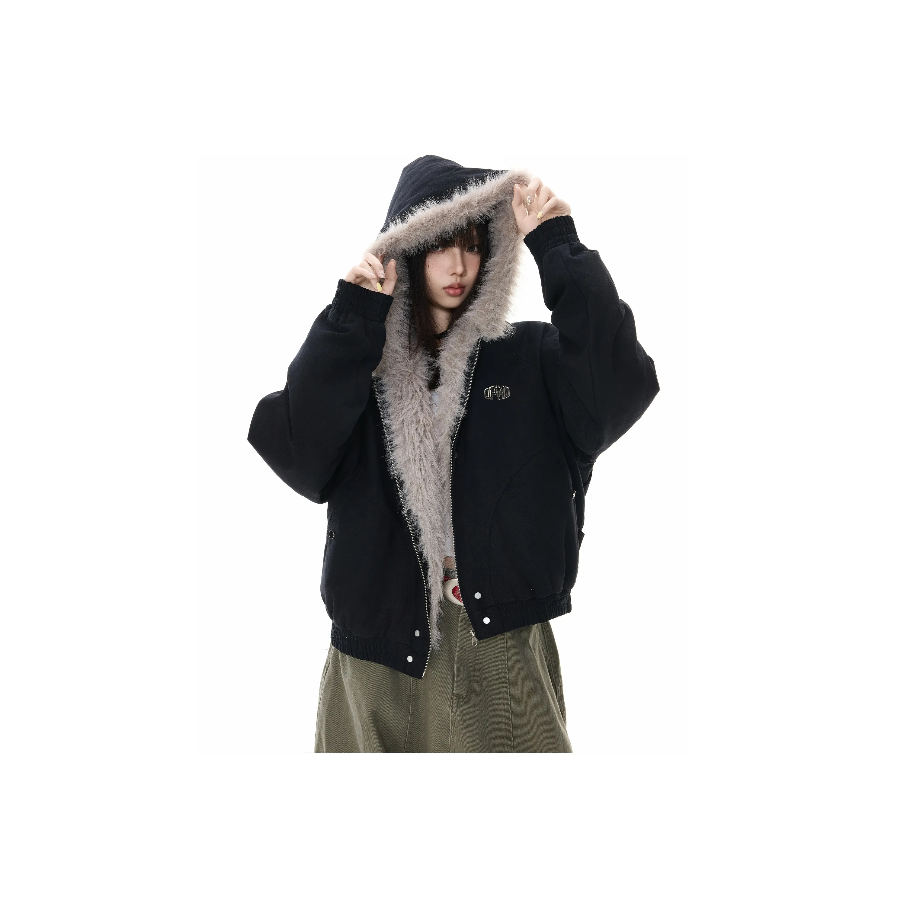 OPMO Унисекс Короткое пальто