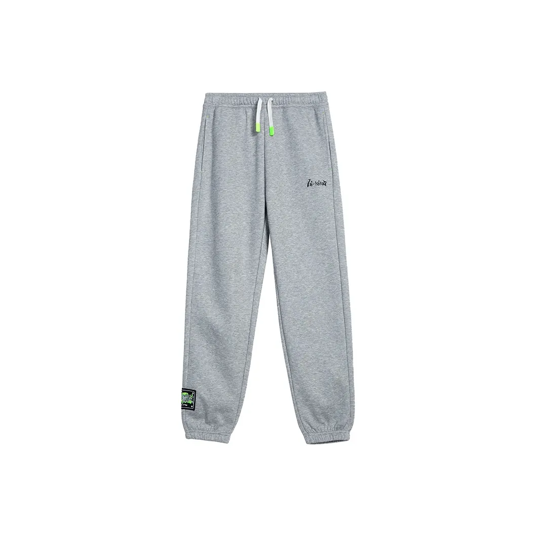 Подкладка Фотиния Серый Школьный возраст Вязаные Спортивные Штаны