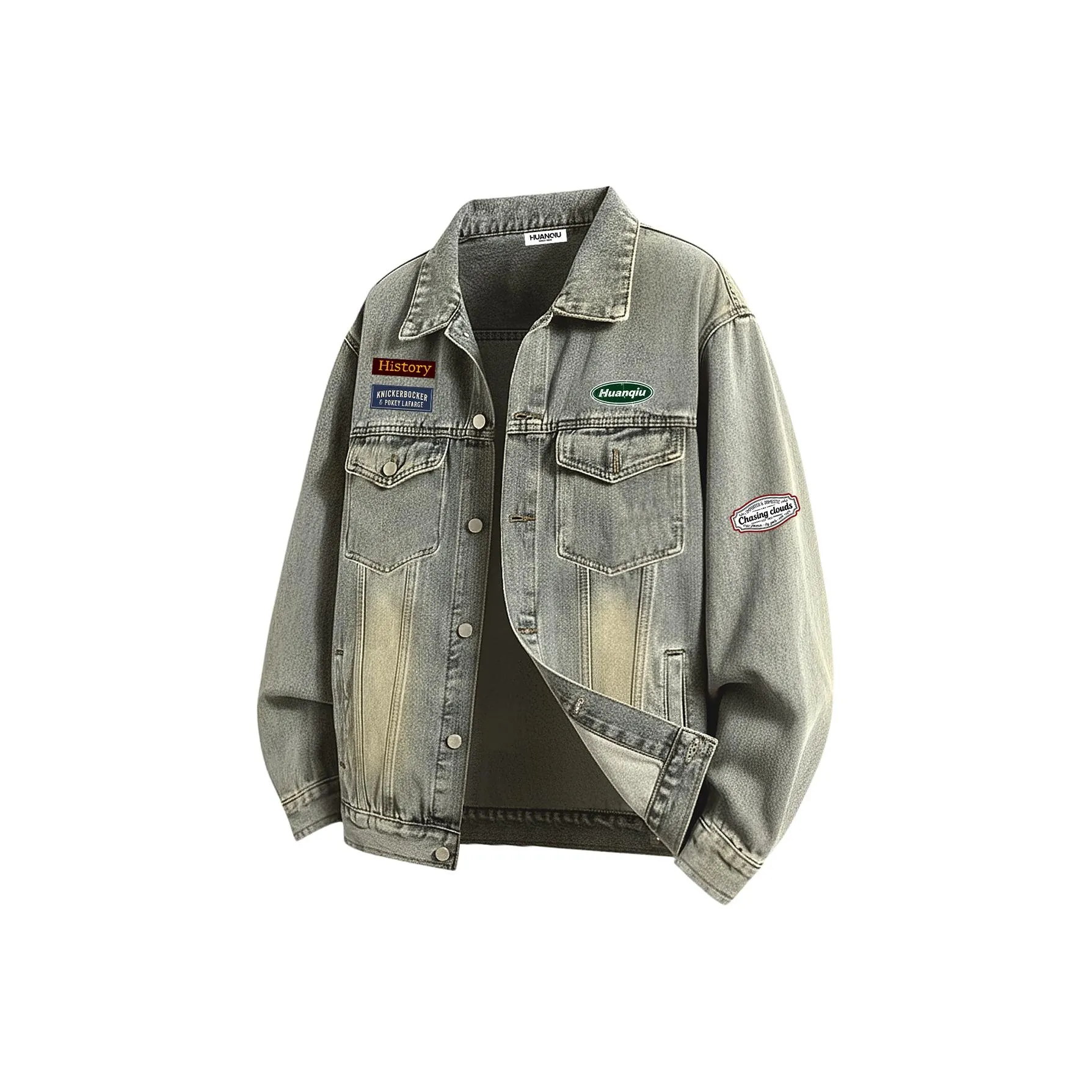 HUANQIU Унисекс Джинсовые Куртки