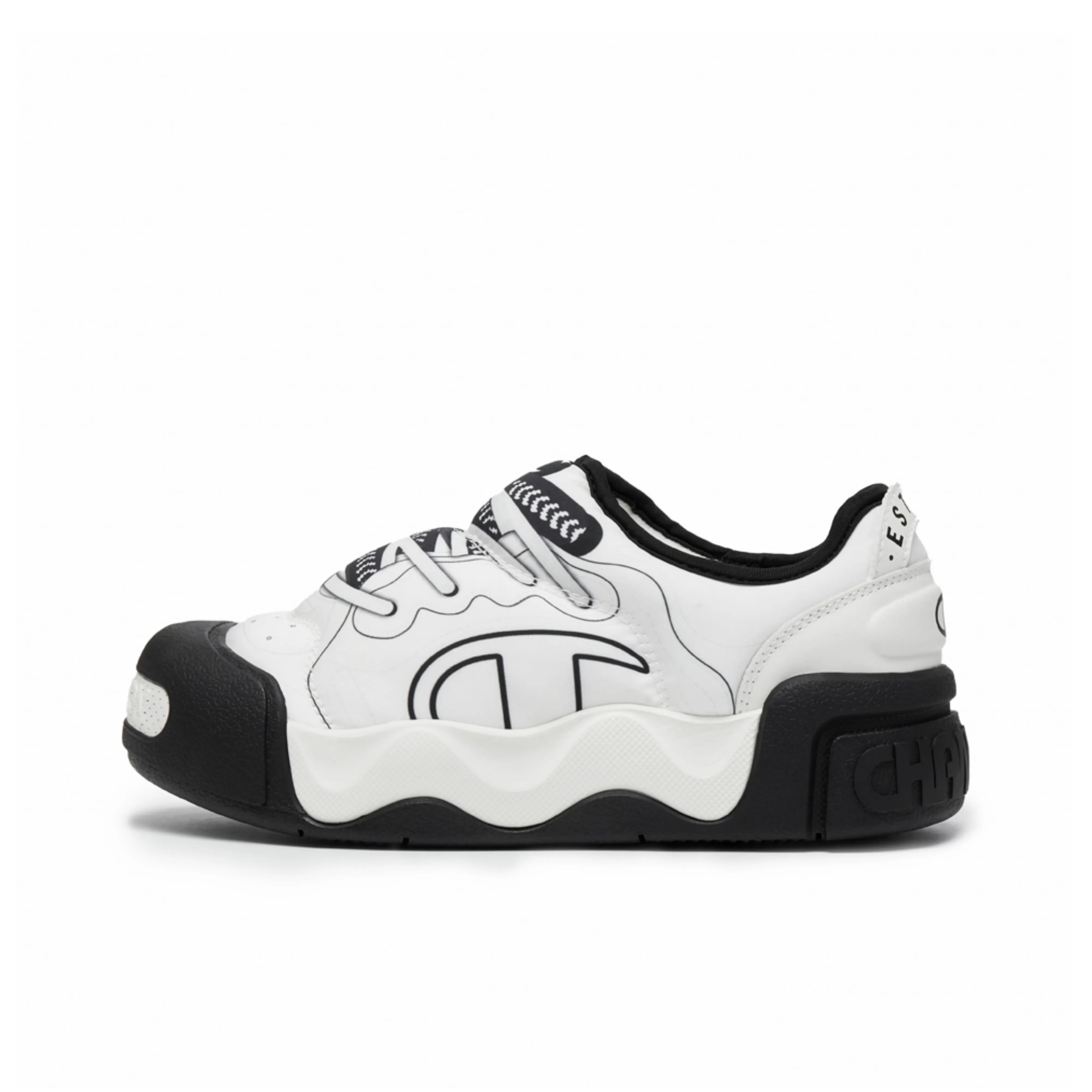 Champion Balance Low Top Скейтборд Кроссовки Женские Молочно-белый Черный