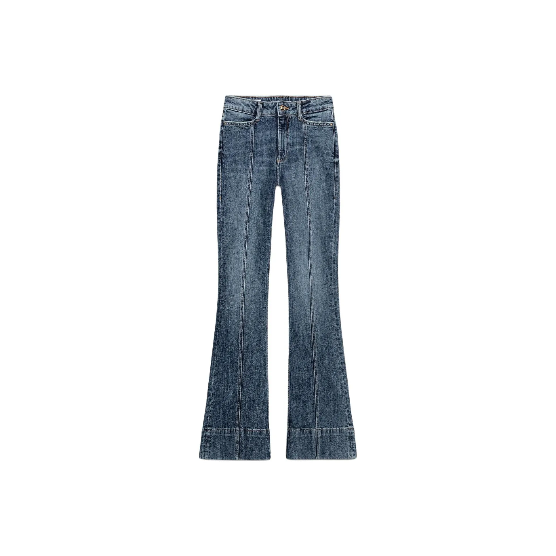 ZARA Blue Green Women's Jeans ZARA Синие Зеленые Женские Джинсы