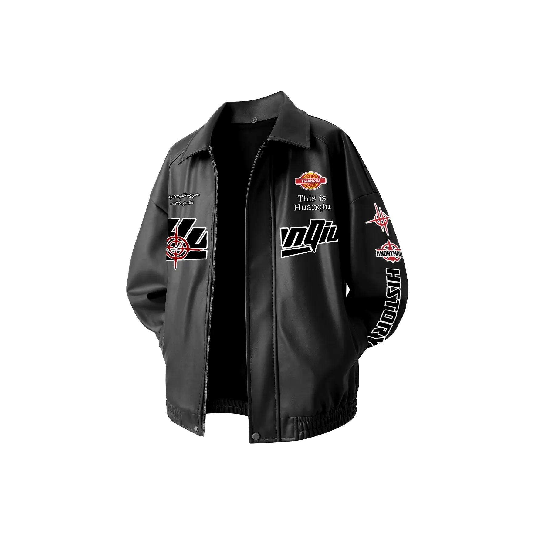 HUANQIU Унисекс Кожаные куртки