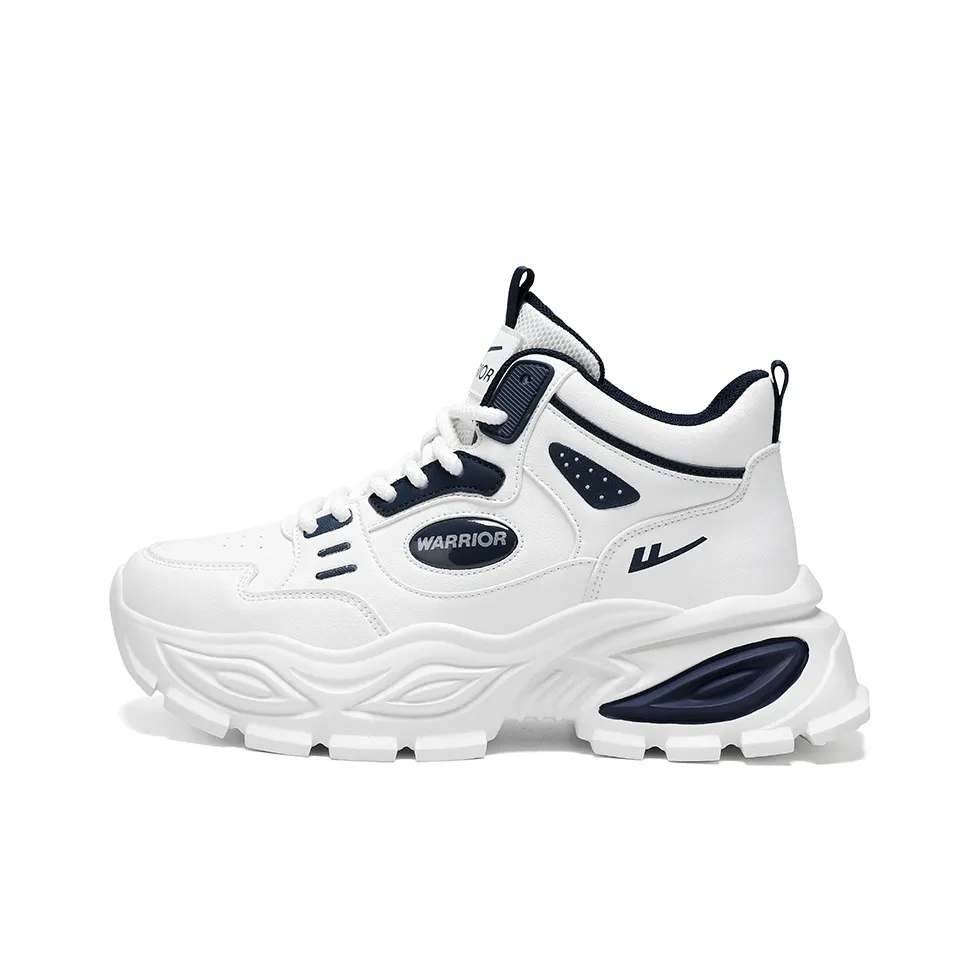 Warrior визуально увеличивает рост устойчивый к истиранию легкий высокий топ кроссовки с толстой подошвой мужские