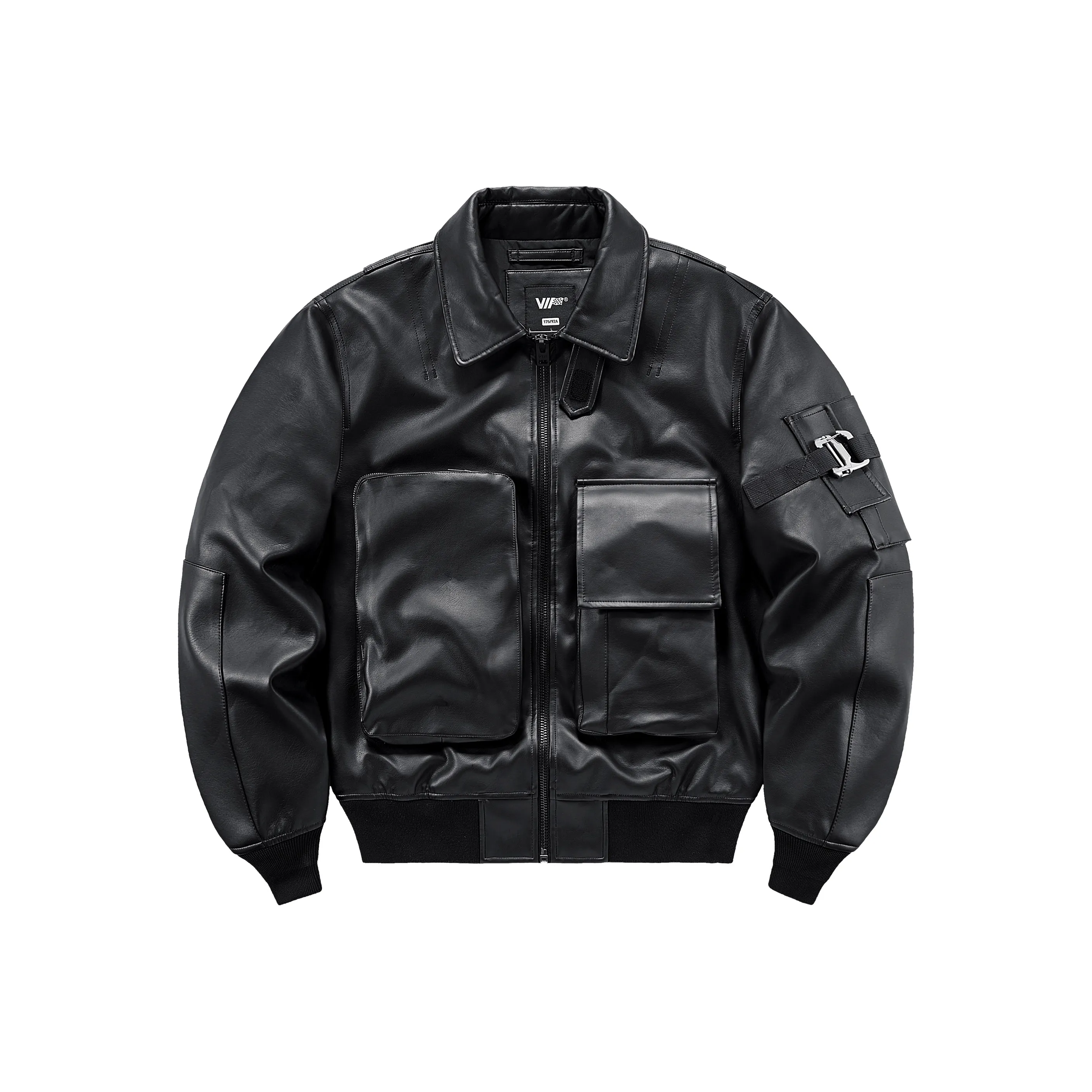 VIP Functional Series Кожа Куртка Унисекс Черный