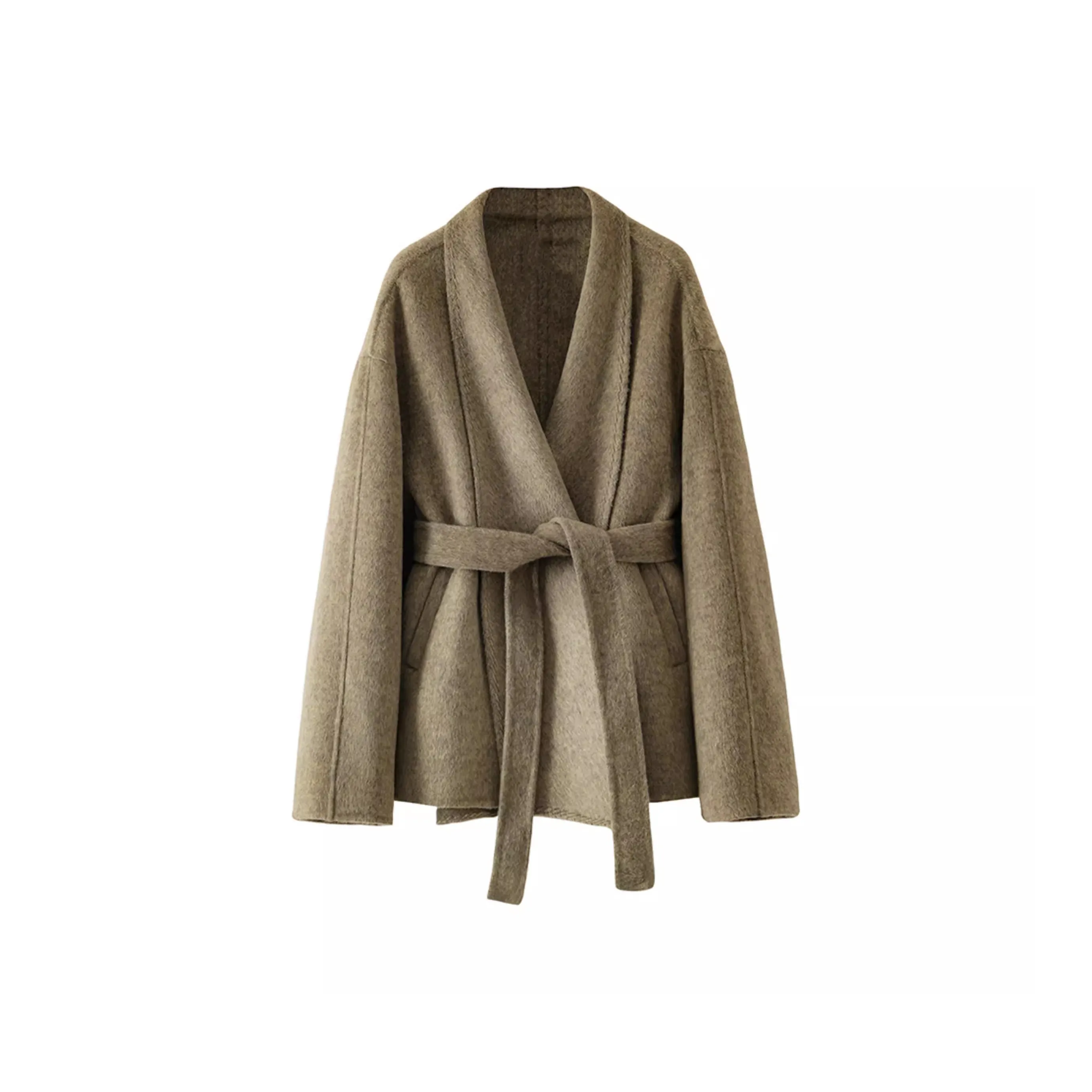 Local Gal Хаки Женское Пальто