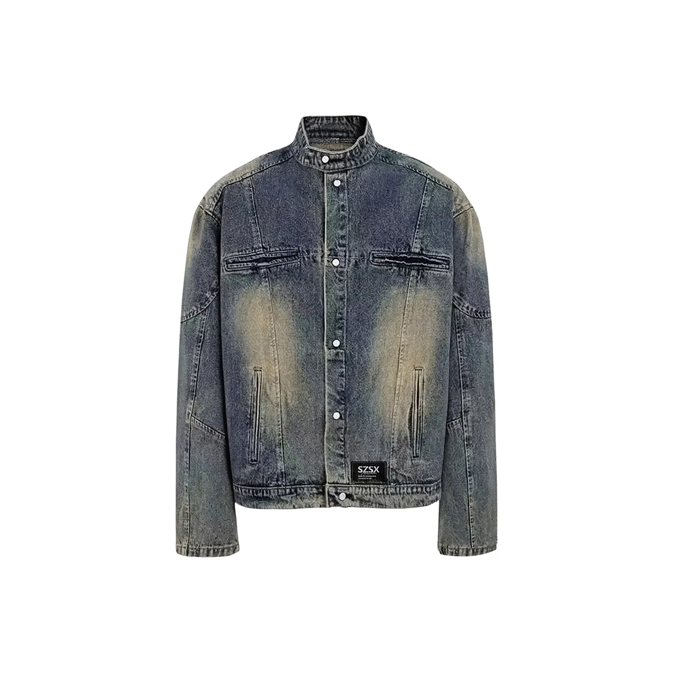 SZSX Винтаж Унисекс Джинсовые Куртки
