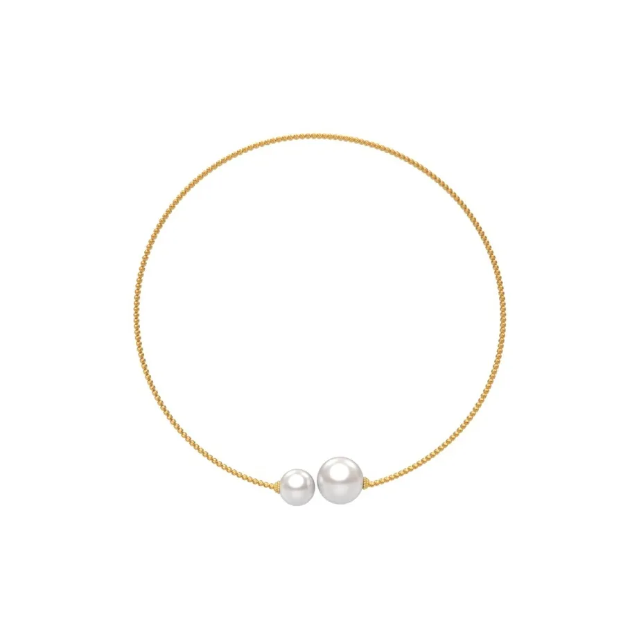 PINKDRIZZLE Белое золото с покрытием медные ожерелья женские