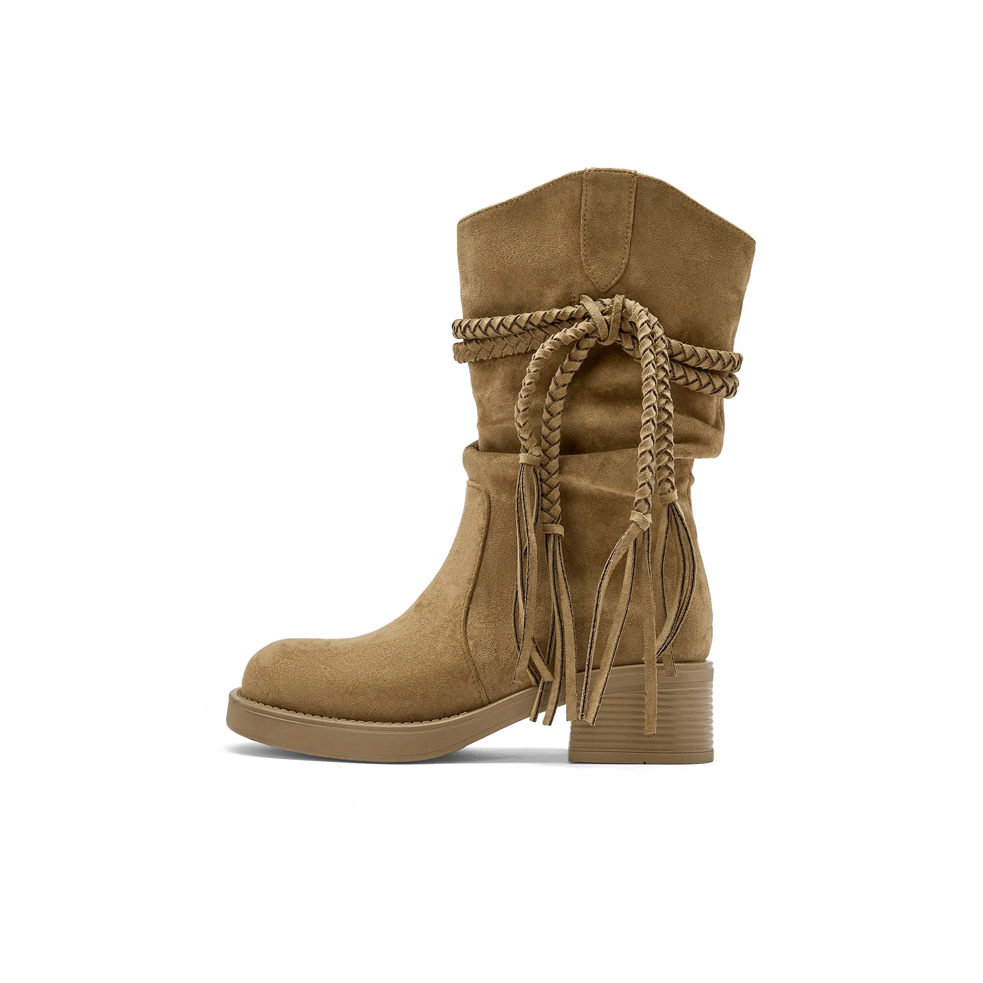 TOOMANYSHOES Western Sichuan Travel Knee High Boots Women's